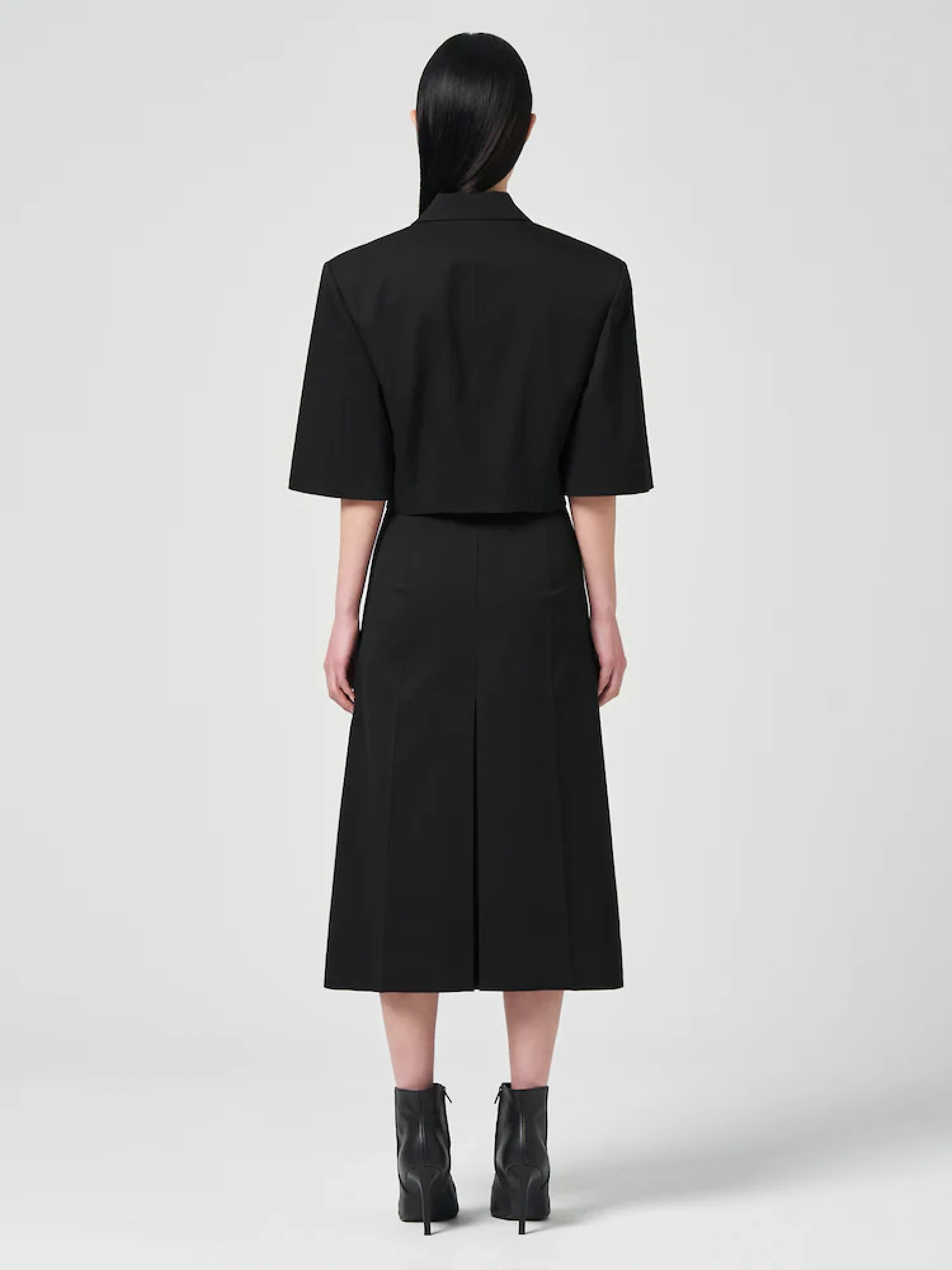 Женская юбка JUUN.J Wrap Slit Long Skirt Black