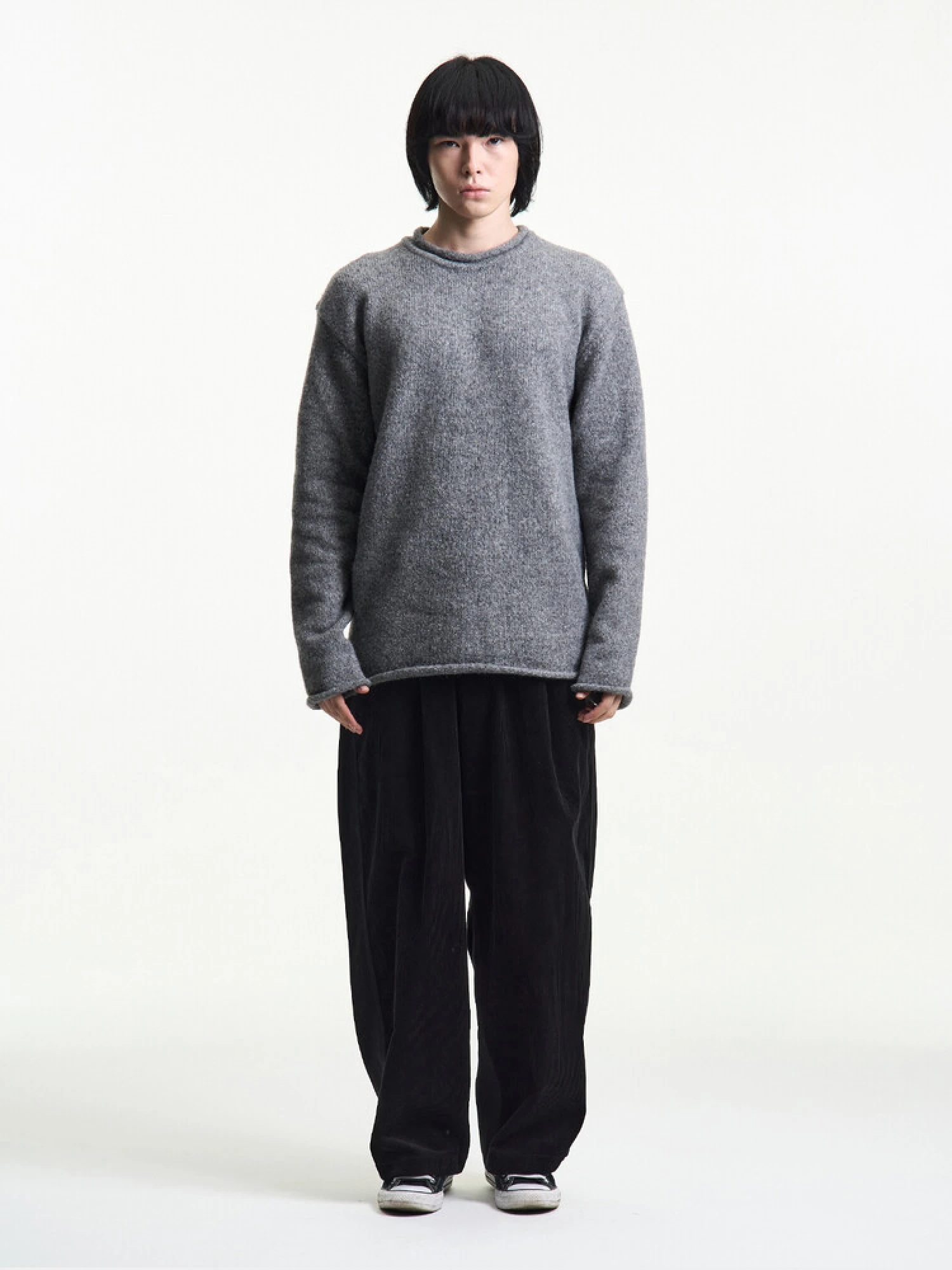 Свитер MERELY MADE Premium Kidmohair Nomadic Melange Grey