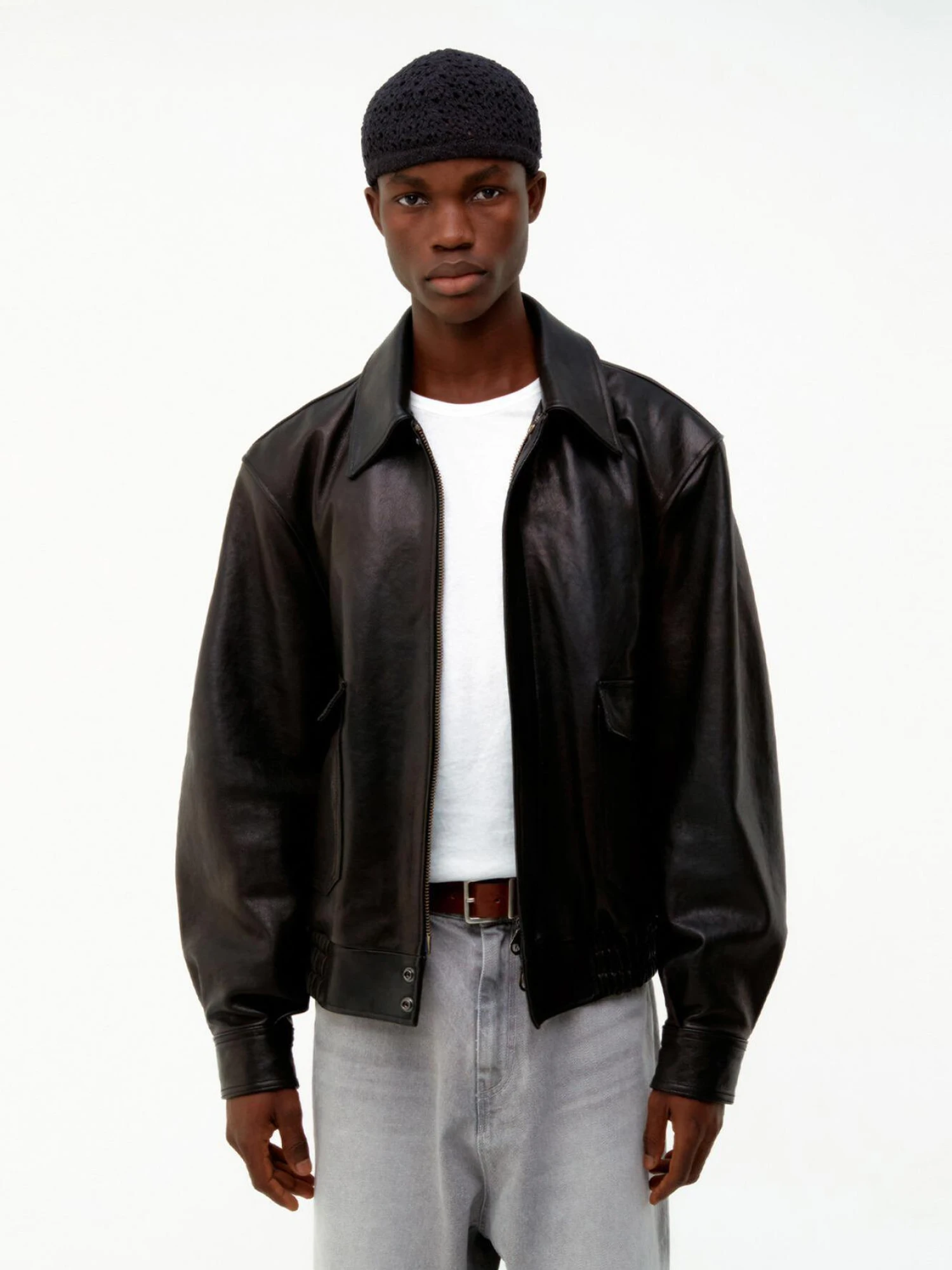 Ремень COOR Bullhide Metal Loop Dark Brown