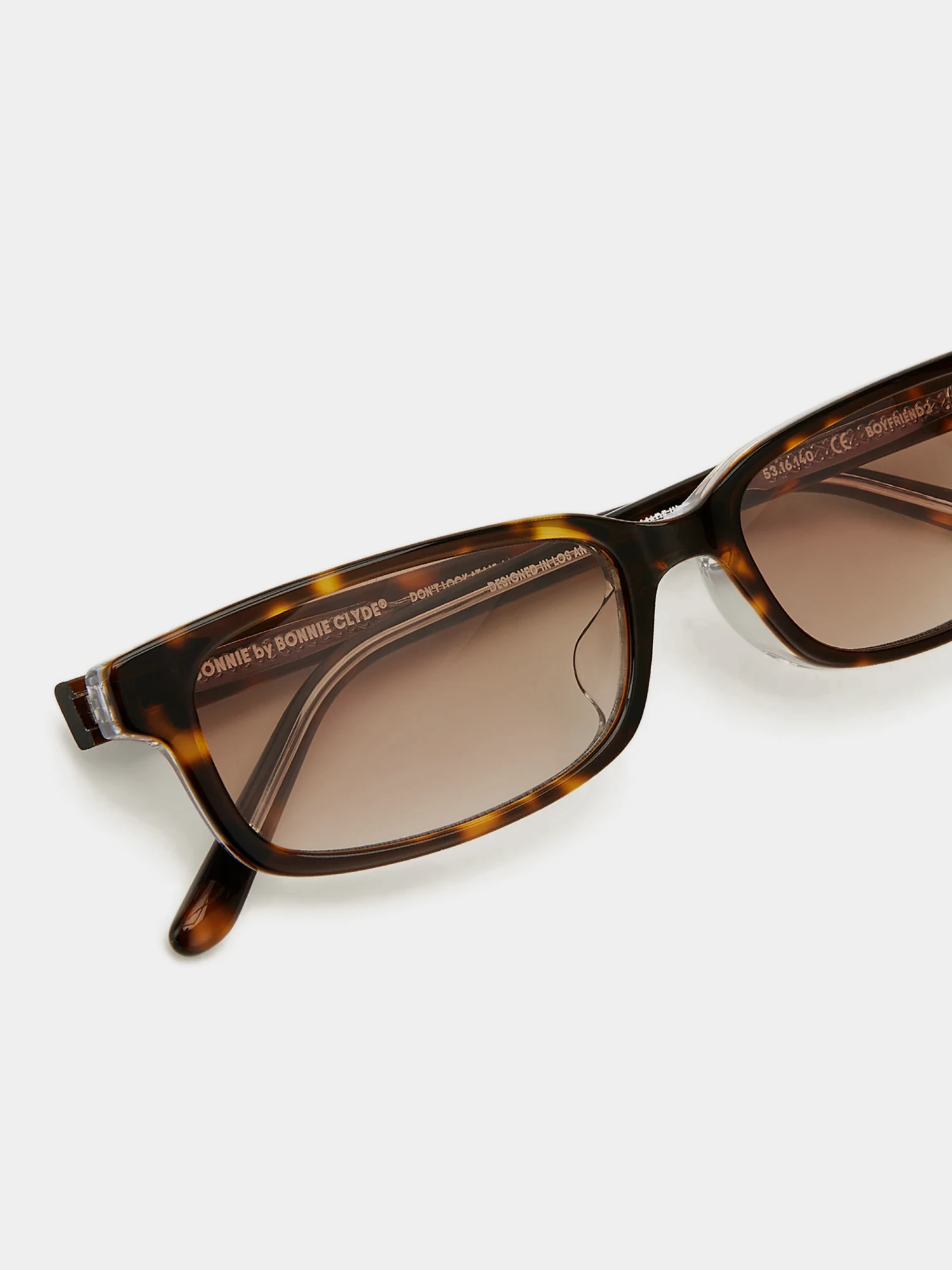 Очки Bonnie Clyde Boyfriend 2 Layered Tortoise & Brown Gradient