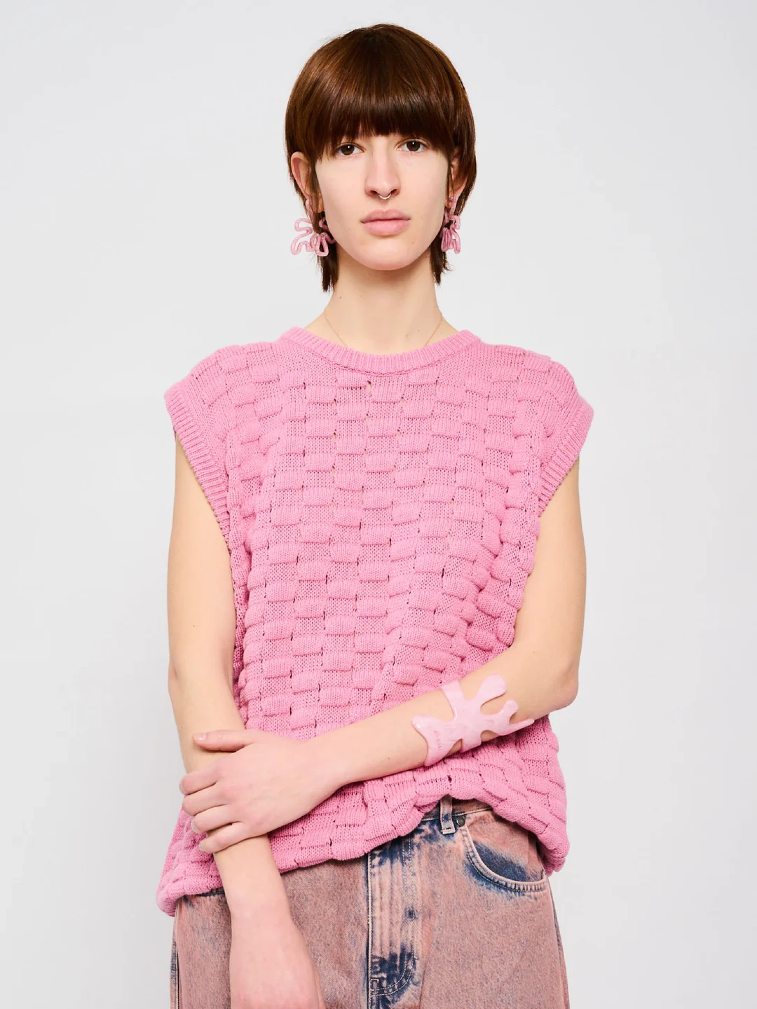 Жилет BONSAI Peony Knit Tanktop Pink