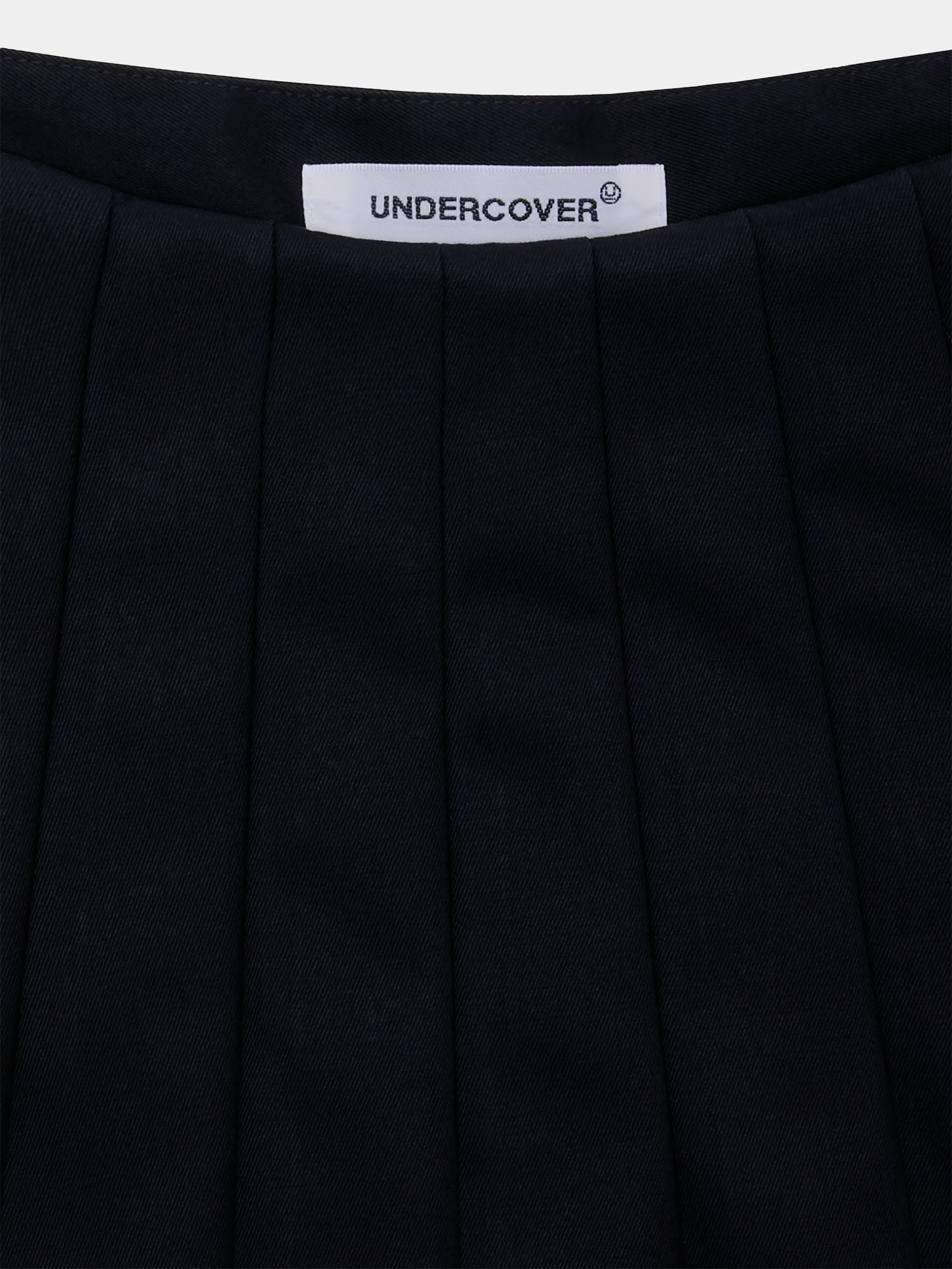 Женская юбка UNDERCOVER Cotton Gabber Pleated Skirt Navy