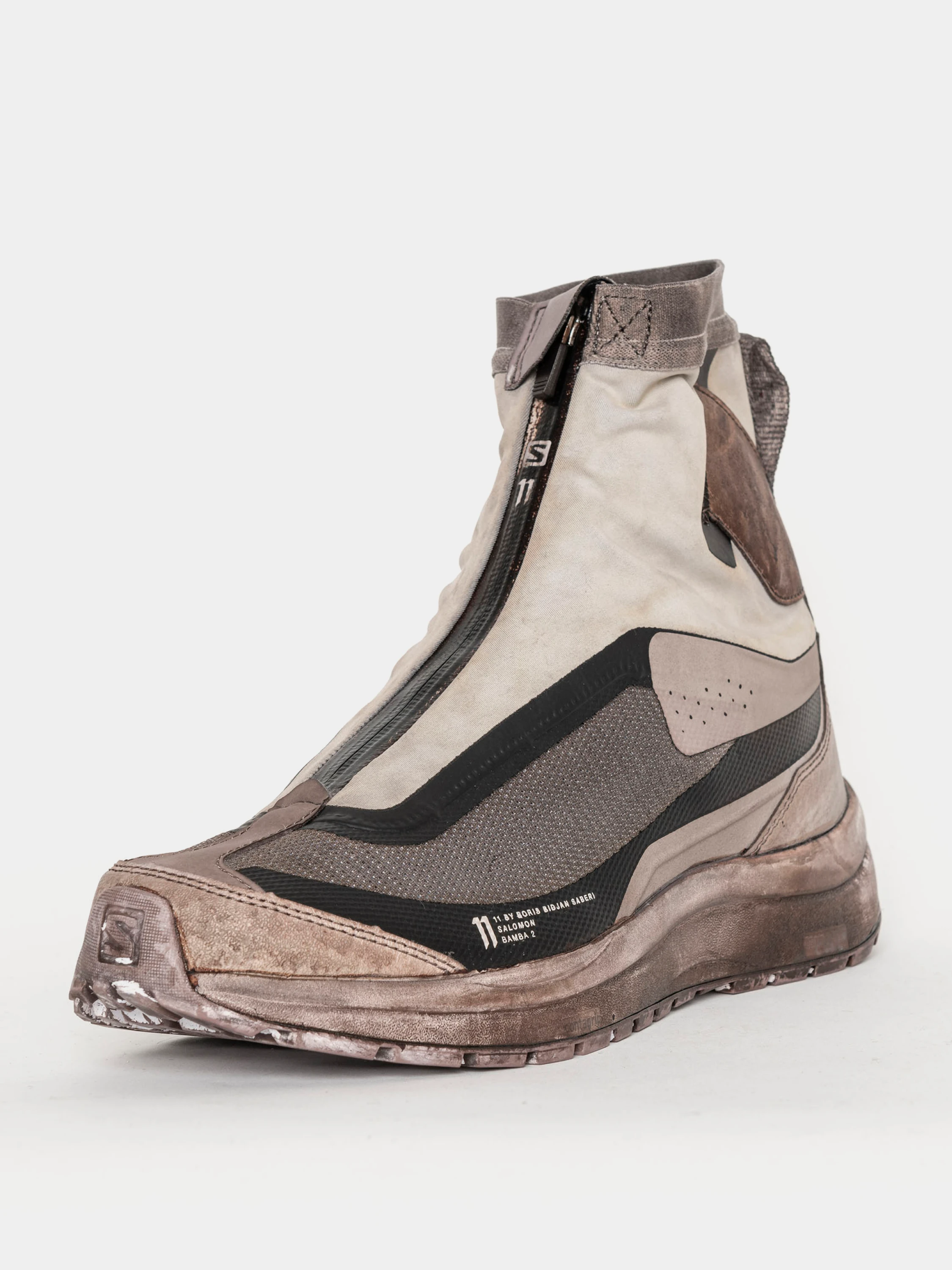 Кроссовки 11 by Boris Bidjan Saberi X Salomon Bamba2 High Dirty Grey
