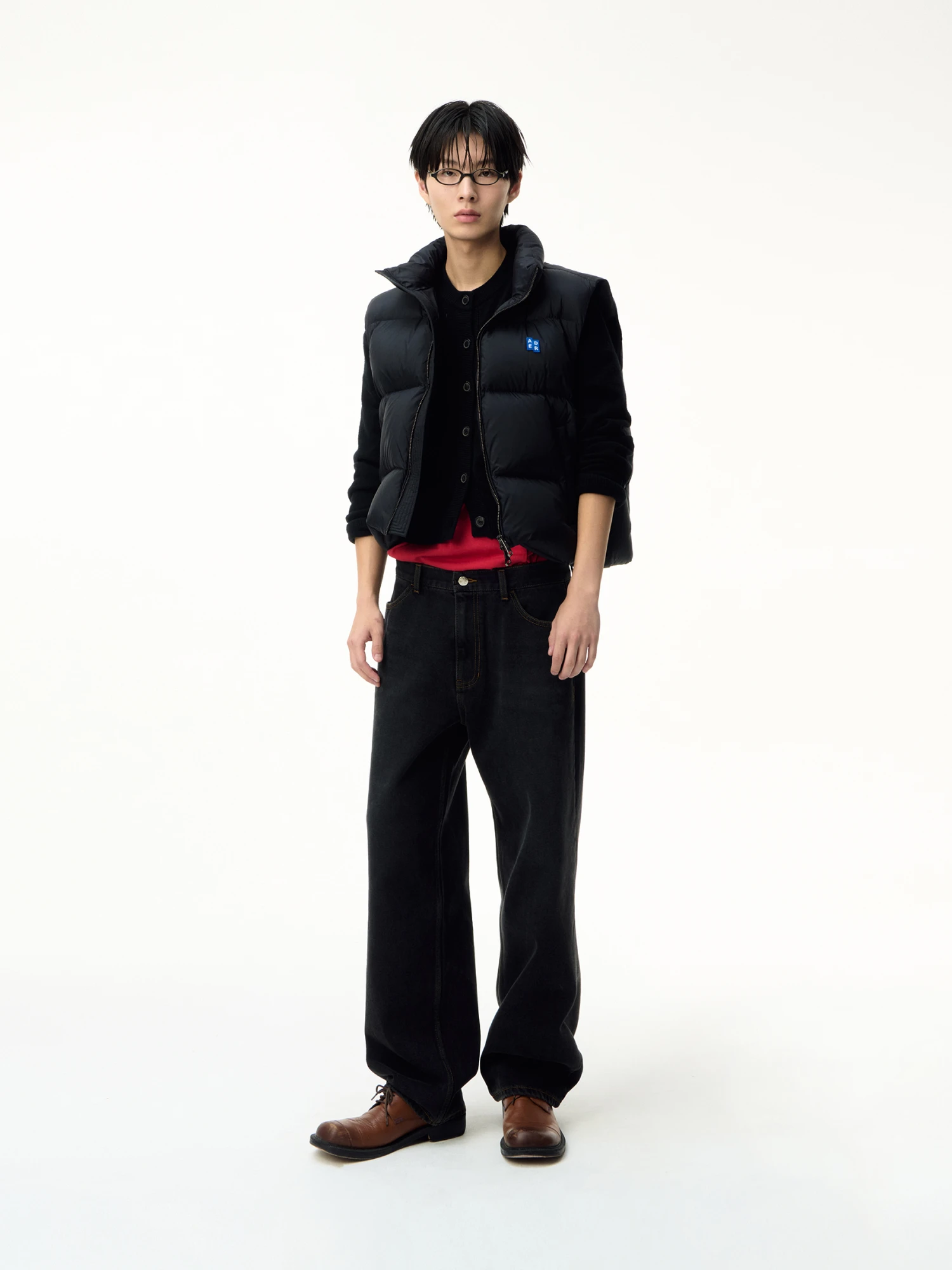Жилет ADERERROR Sig BL Tag Puffer Vest 01 Black