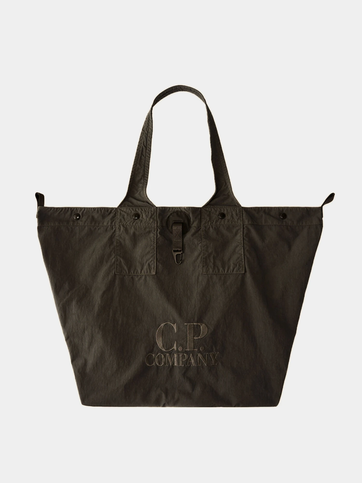 Тоут C.P. Company Twill Left Hand Logo Smoked Pearl