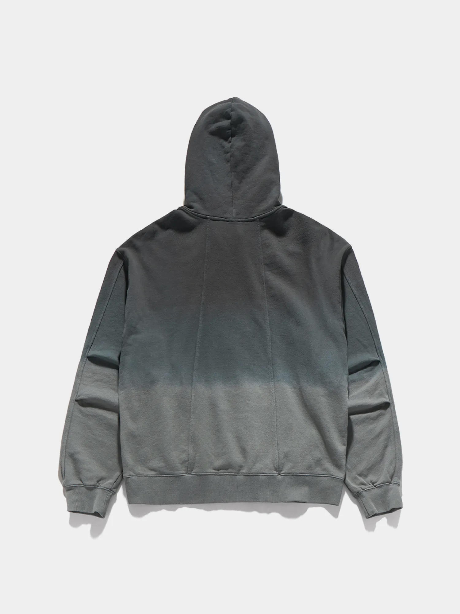 Зип-худи UNAFFECTED Dyed 4P Zip-Up Charcoal