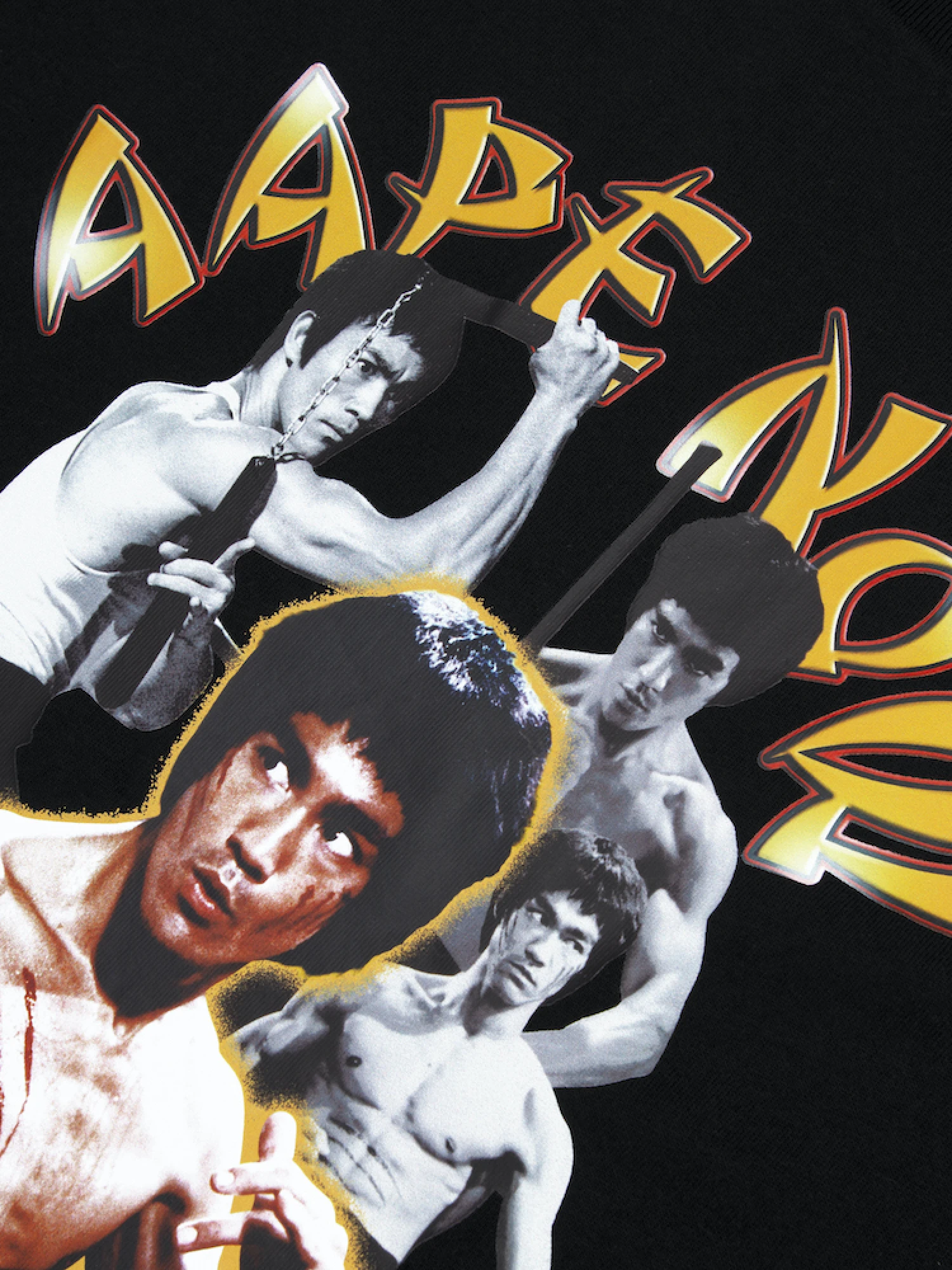 Футболка AAPE x Bruce Lee Graphic Black