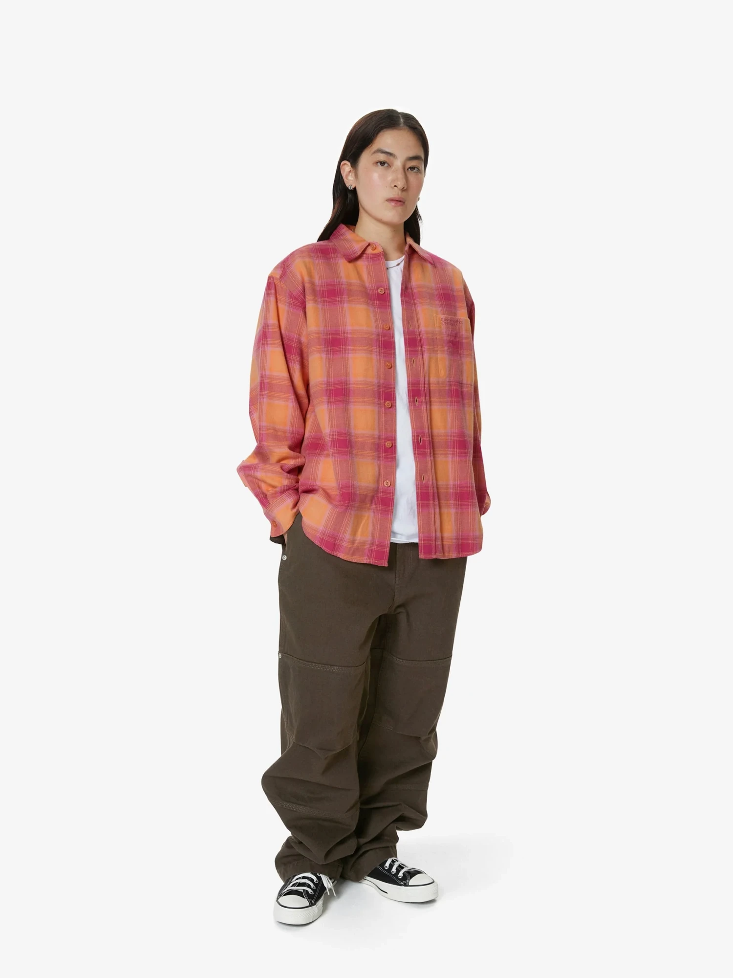 Брюки thisisneverthat Paneled Pant Brown