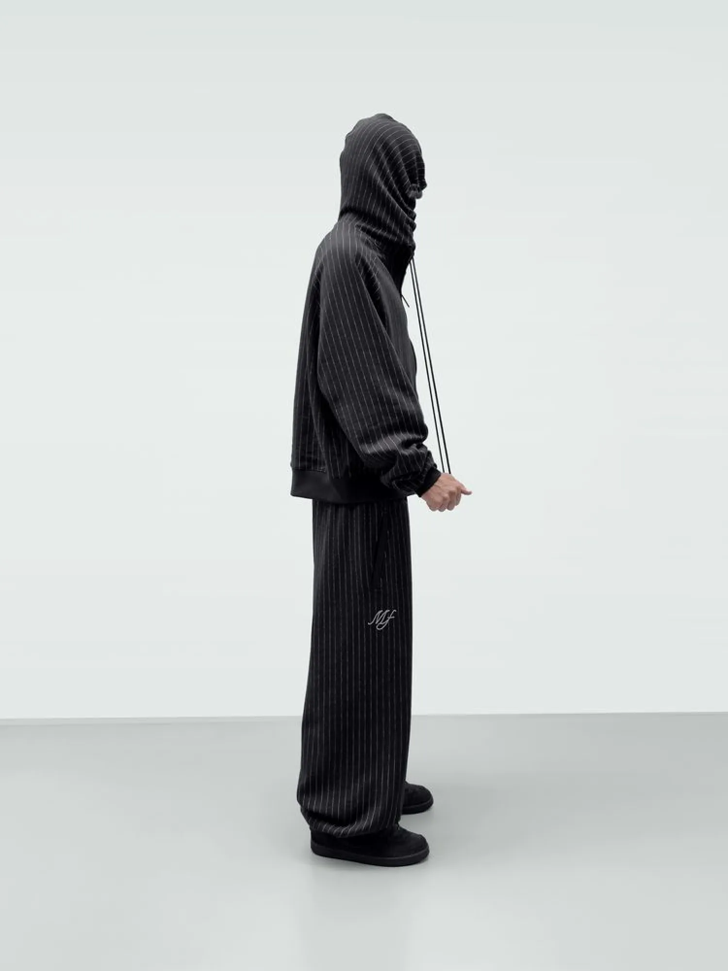 Зип-худи MADFRENZY Striped Black