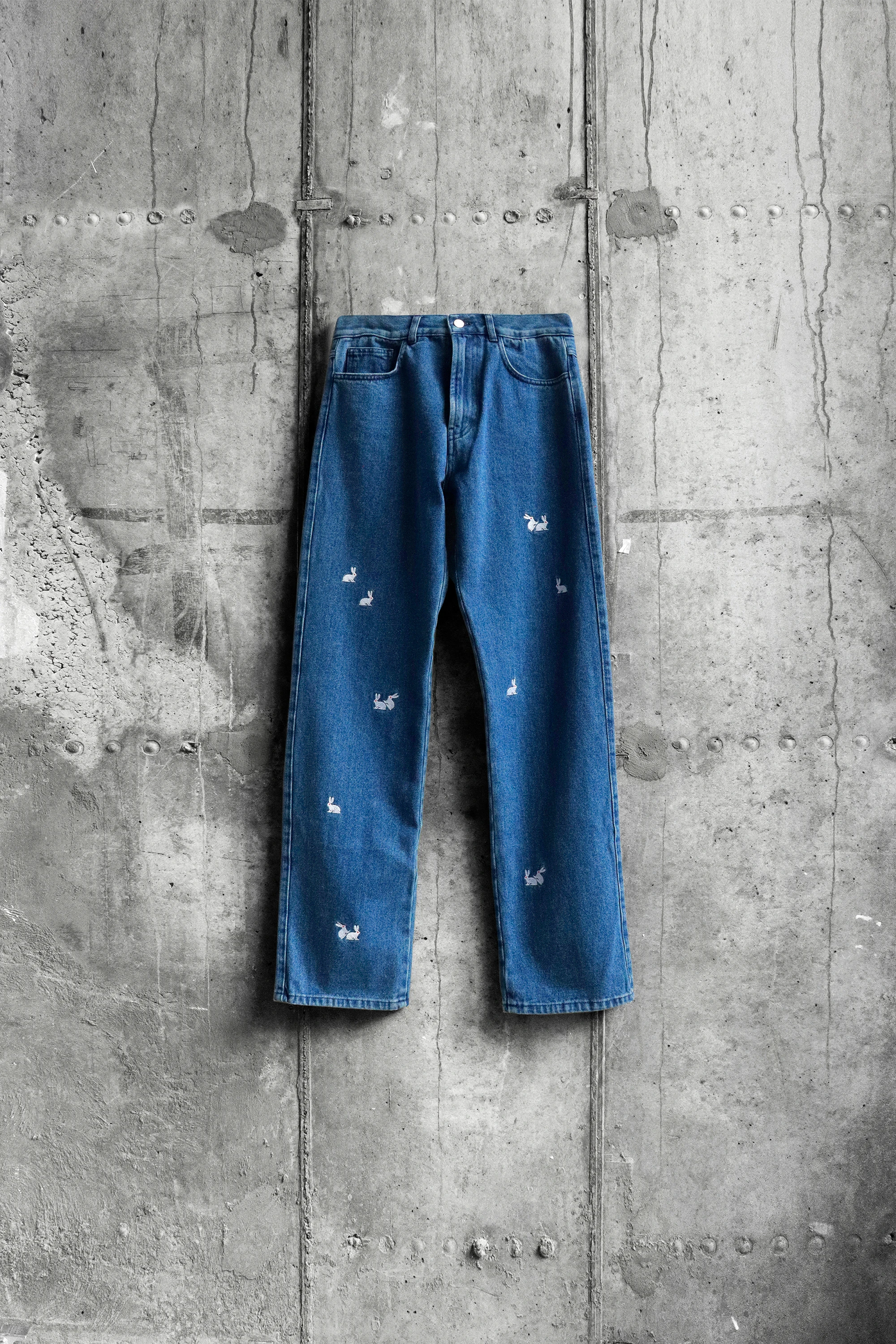 Джинсы Carne Bollente A Millionhare Washed Blue
