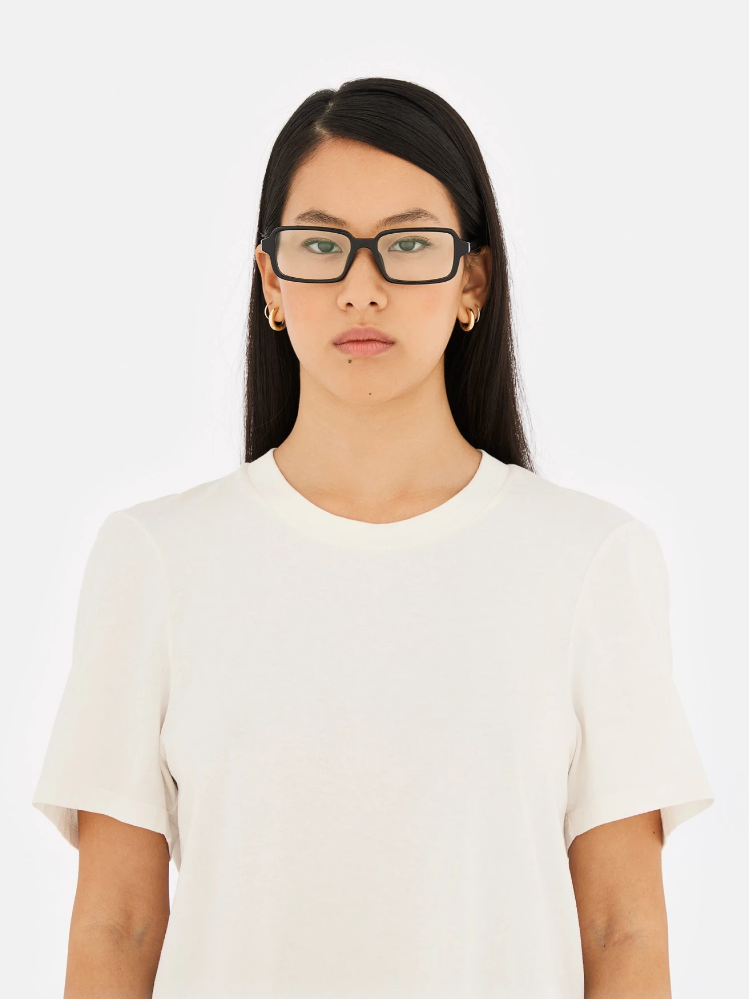 Очки MM6 Maison Margiela Lunettes 10 Optiques Noires