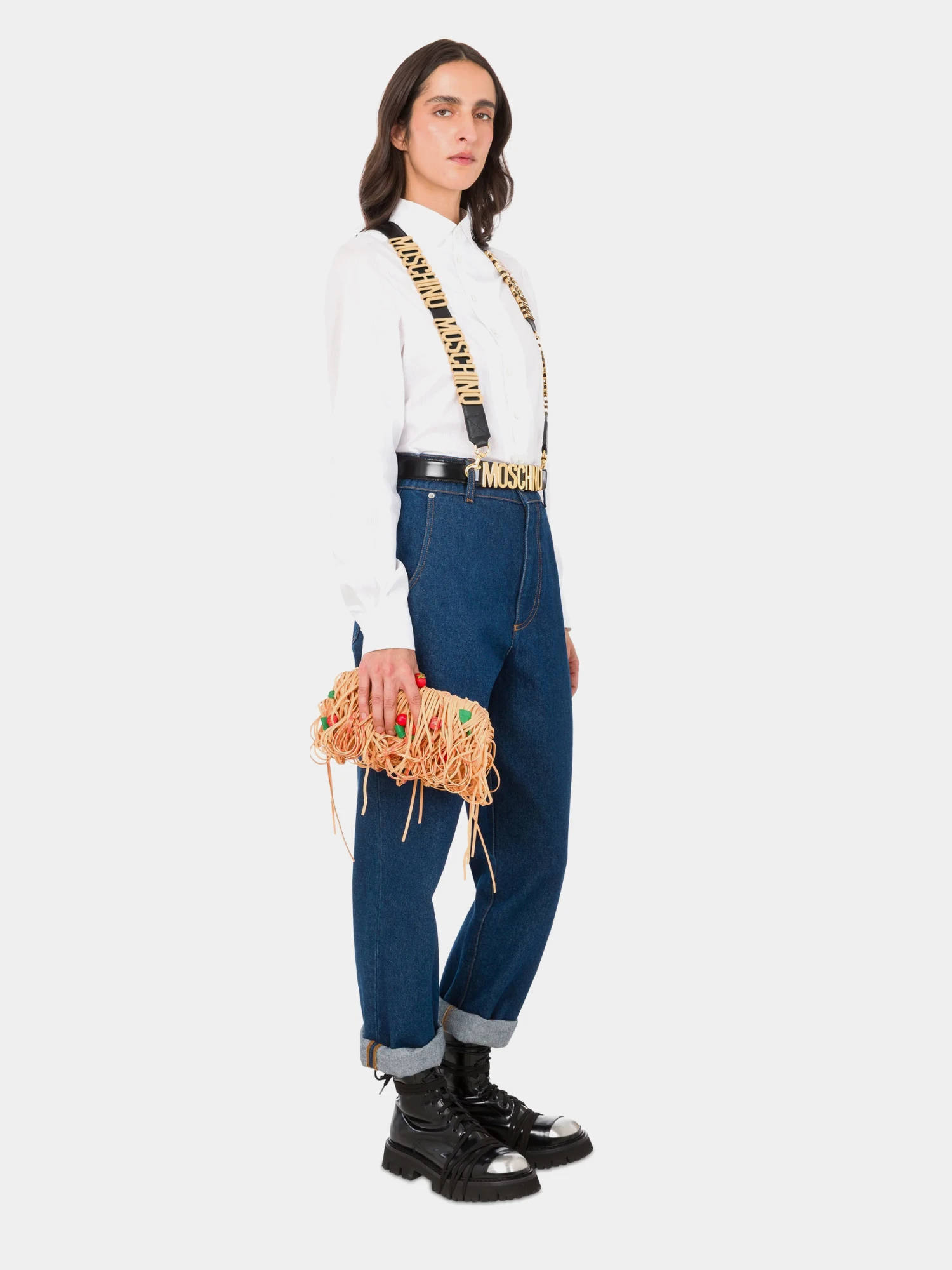 Женский клатч MOSCHINO Spaghetti