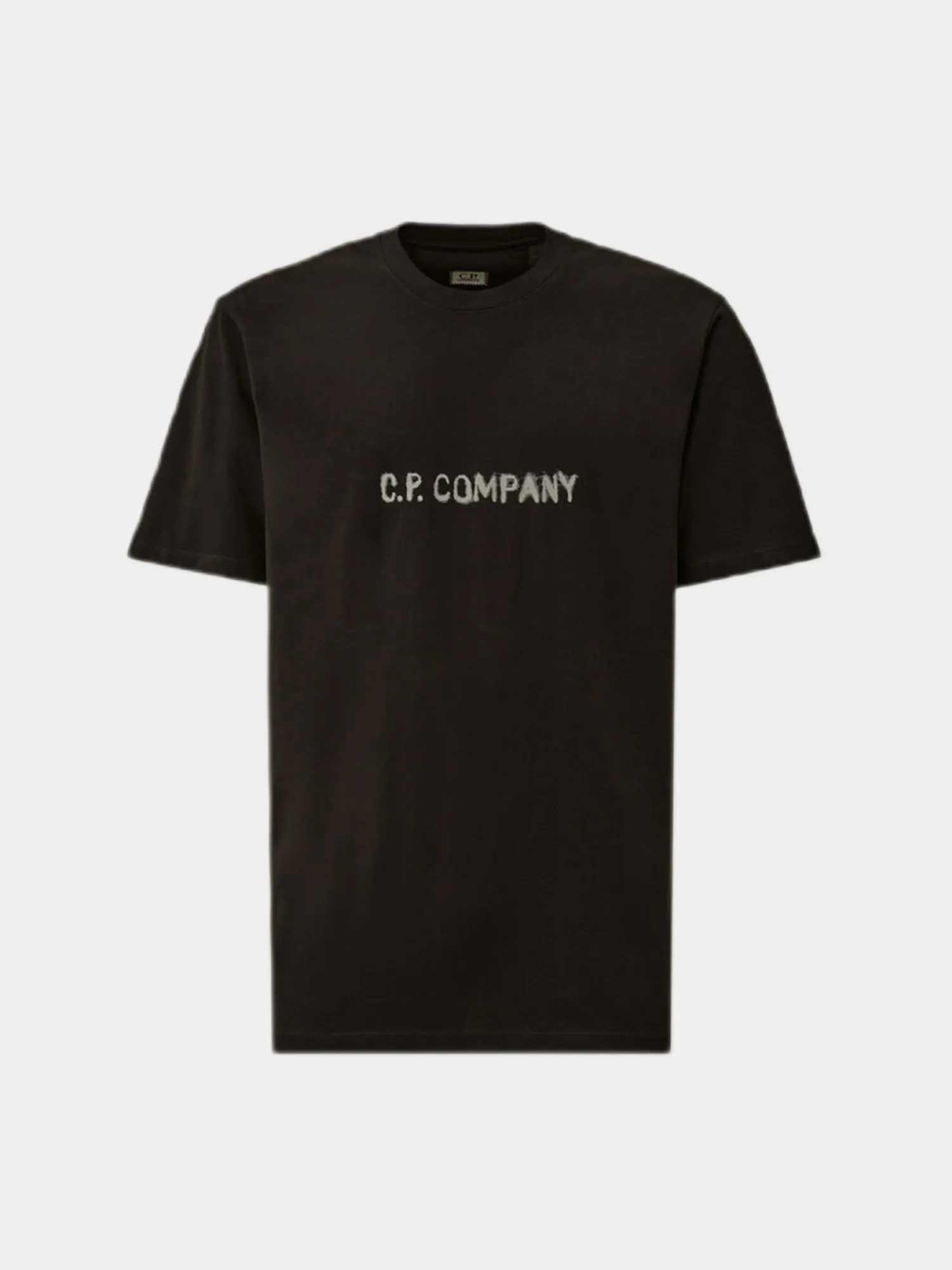 Футболка C.P. Company 30/1 Jersey Logo Black