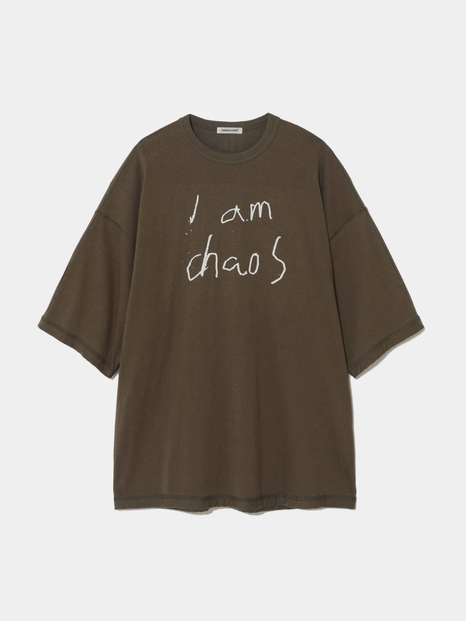 Футболка UNDERCOVER I Am Chaos Gray Brown