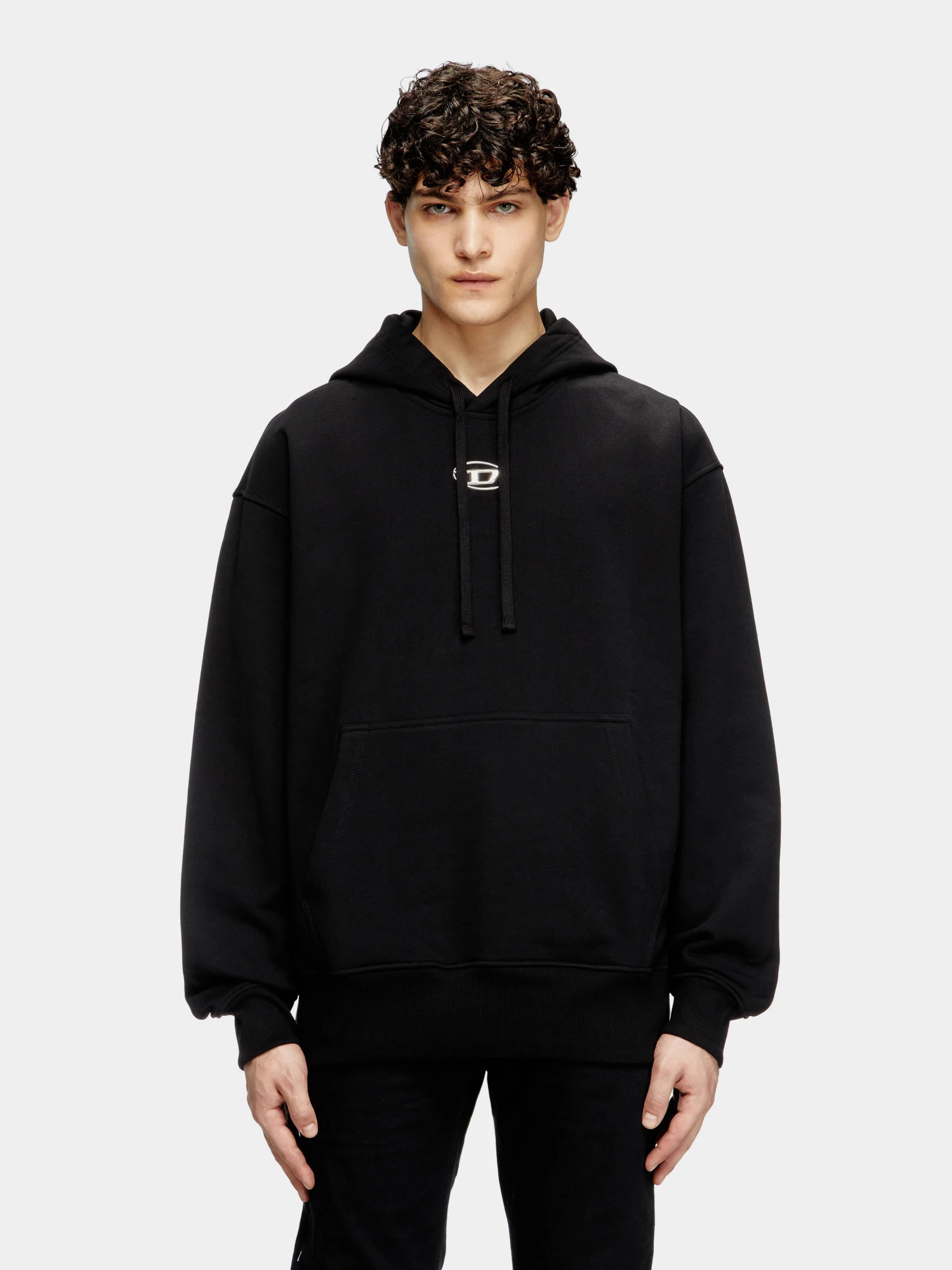 Худи Diesel S-Macs-Hood-Od Felpa Black