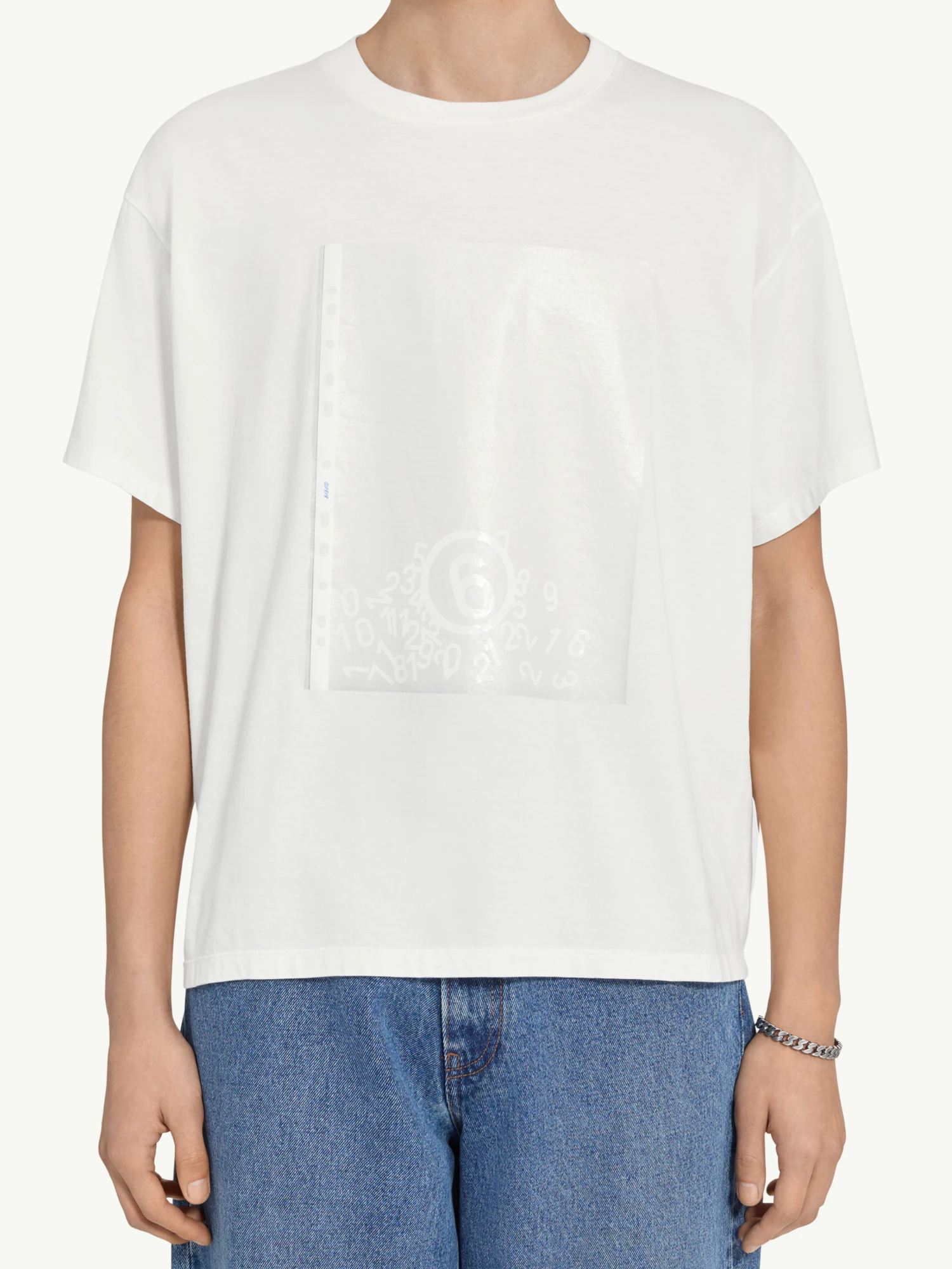 Футболка MM6 Maison Margiela Graphic Folder White