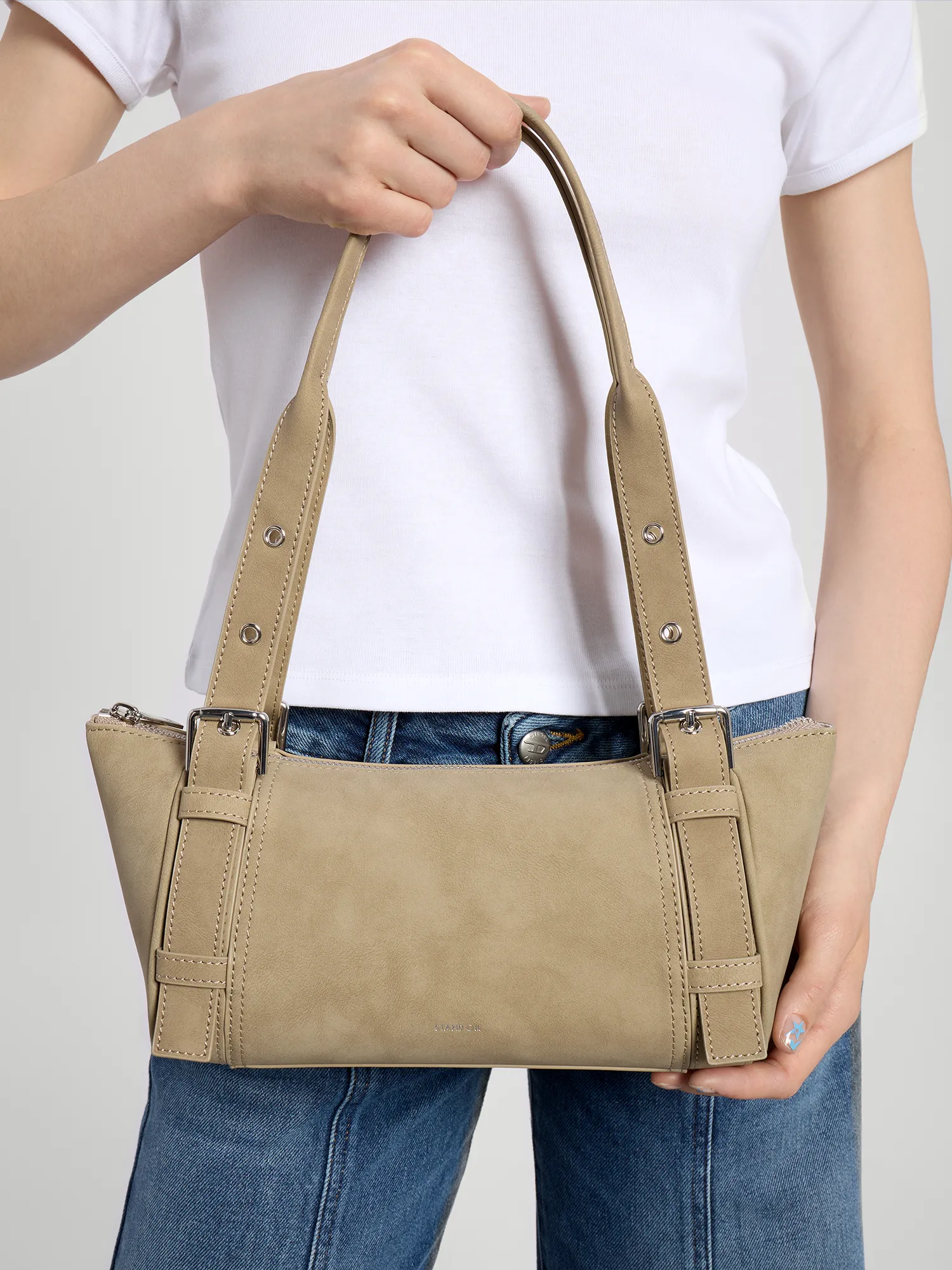 Женская сумка STAND OIL Boat Bag Taupe