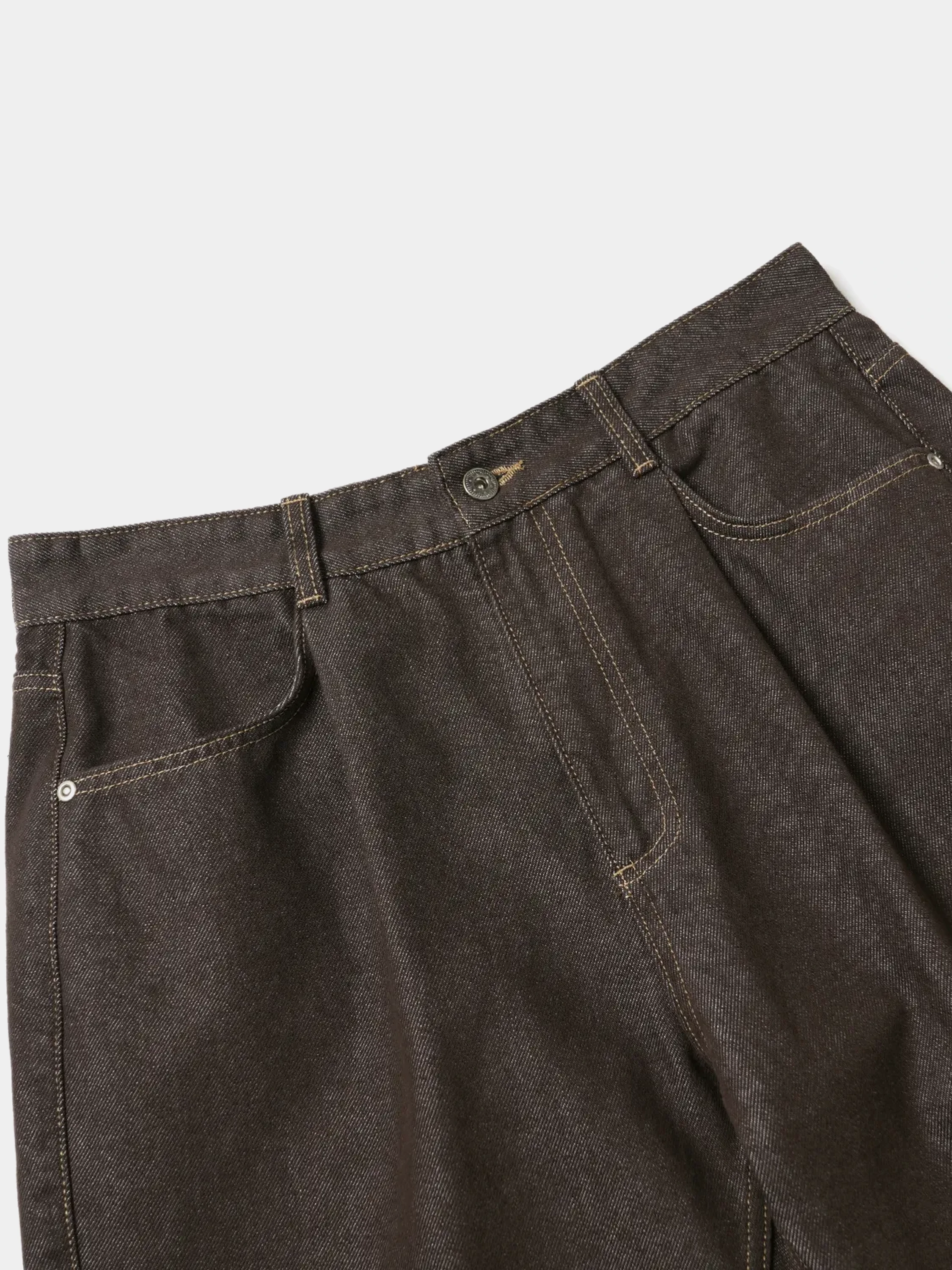Шорты FrizmWORKS Work Tool Denim Half Brown