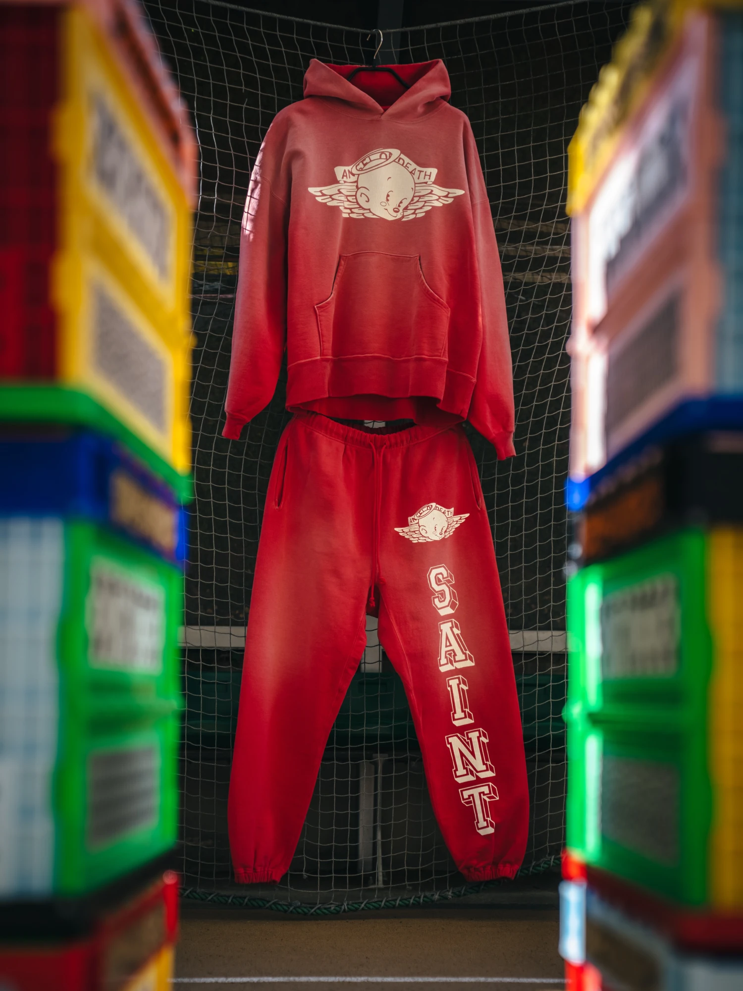 Худи SAINT MXXXXXX Hoodie Baby Michael Red