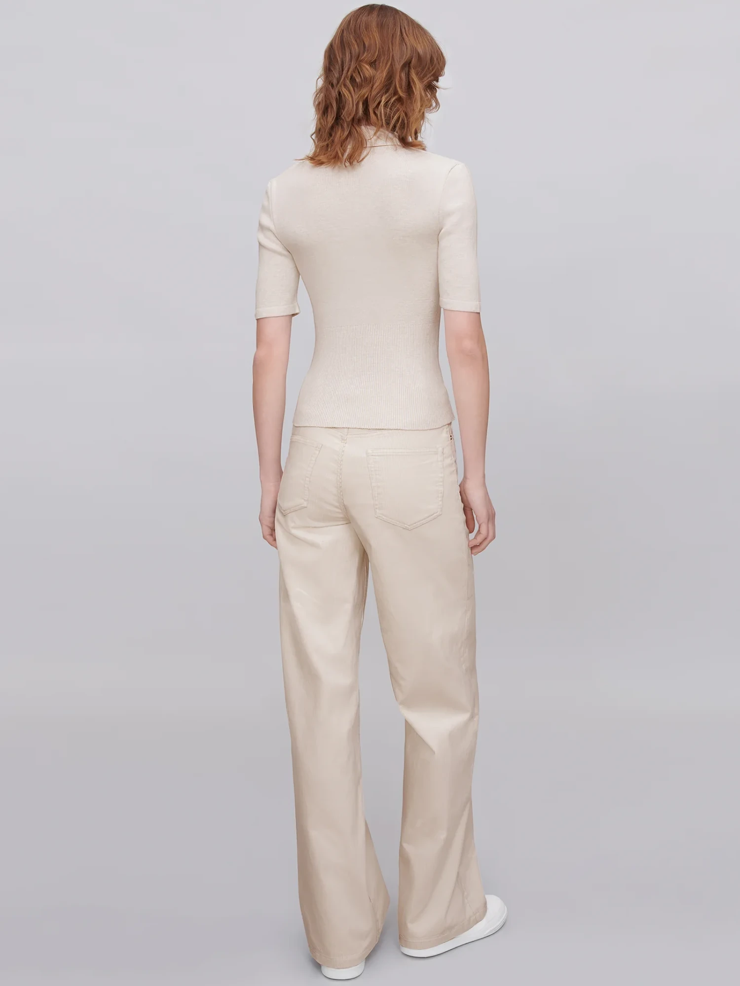 Женское поло A.P.C. Polo Joelle Ecru