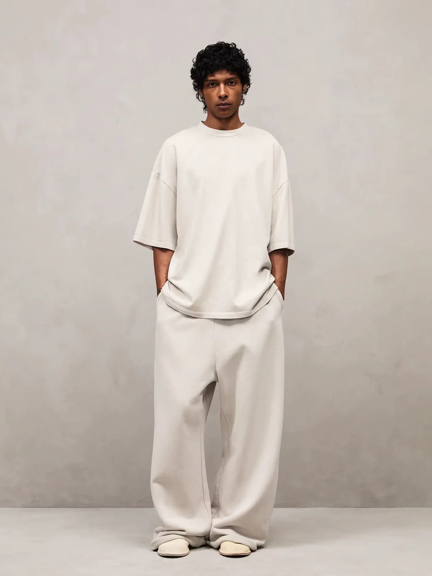 Футболка entire studios Heavy Boxy Off White