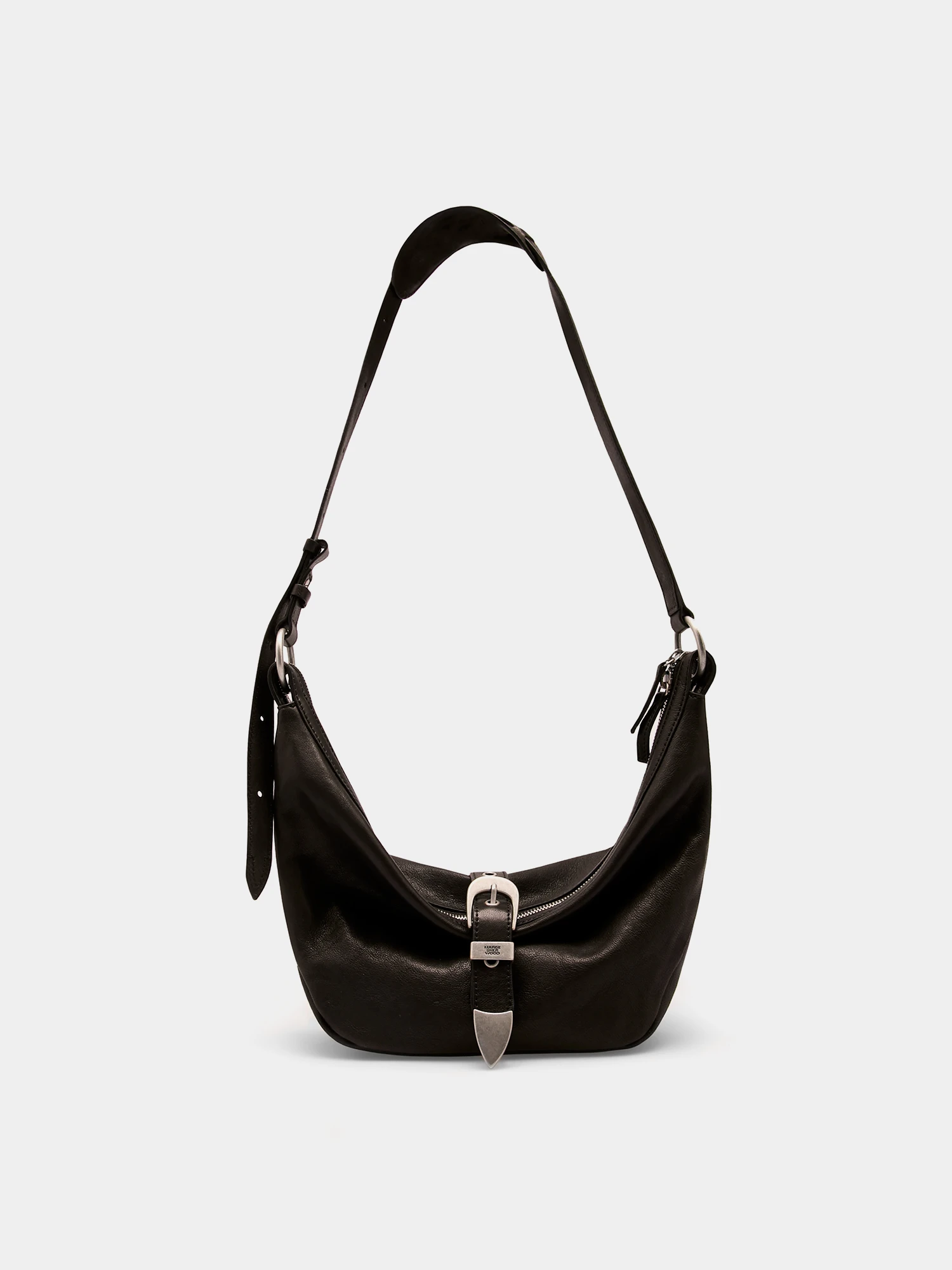 Женская сумка MARGESHERWOOD Belted Hobo Medium Black Washed