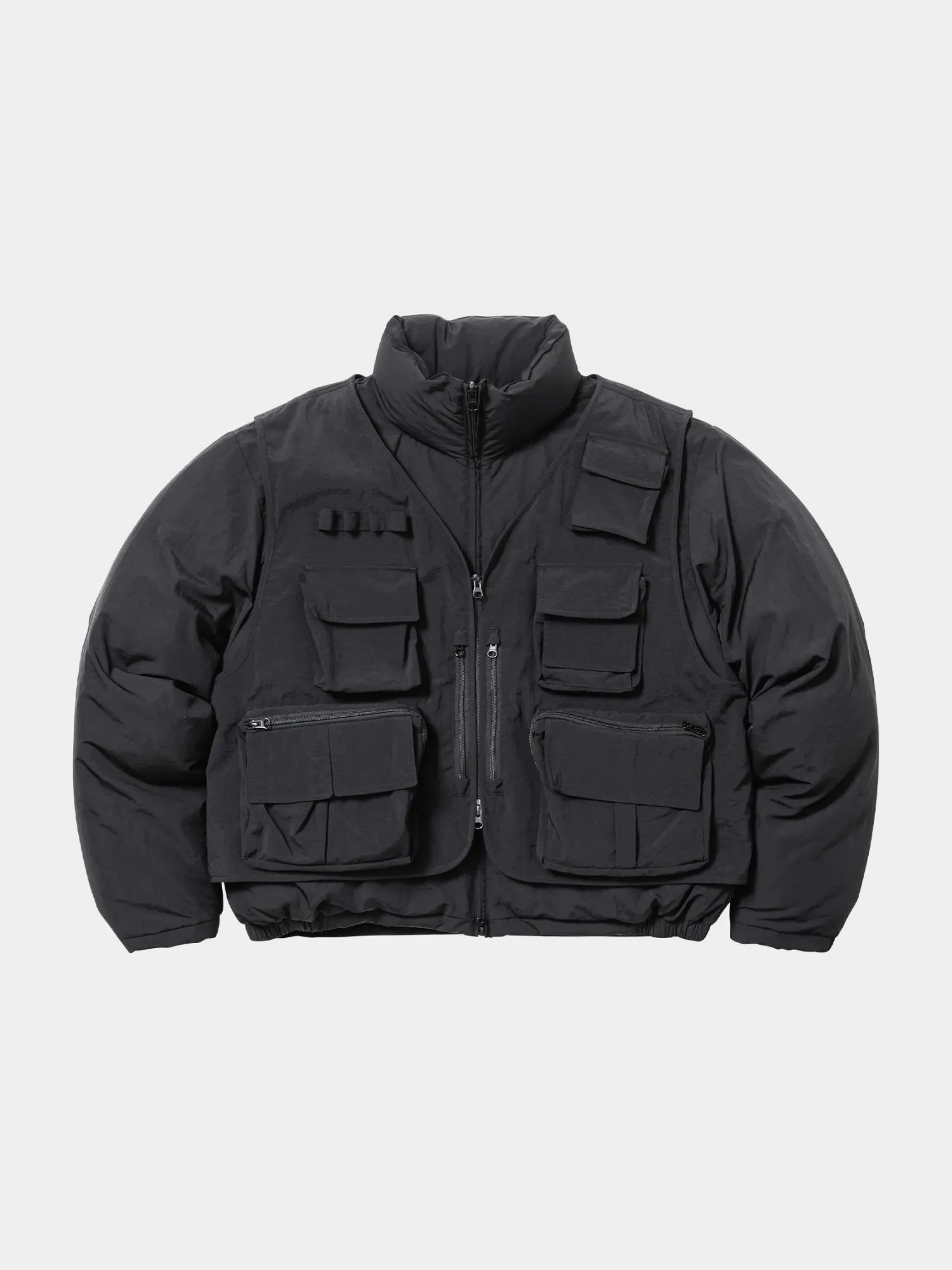 Куртка AJOBYAJO Cargo Vest Layered Padded Black