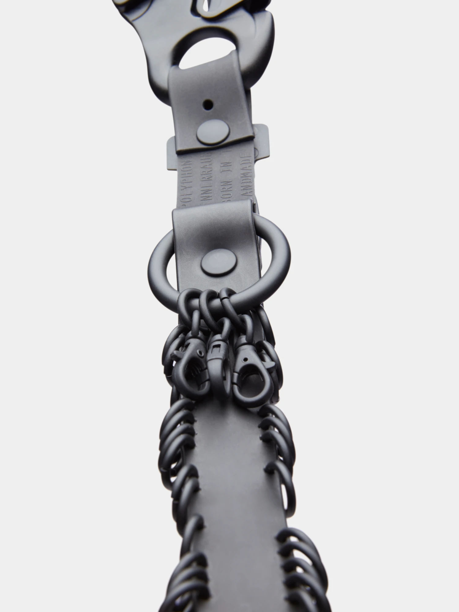 Брелок INNERRAUM Object K05 Hook Key Holder Ring Matt Black
