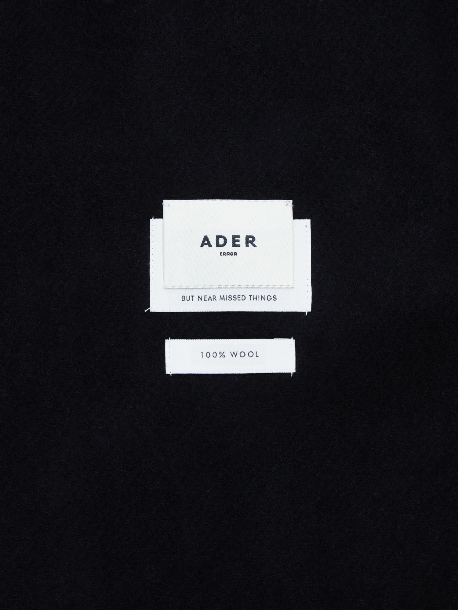 Шарф ADERERROR Fairy Solid Muffler Black
