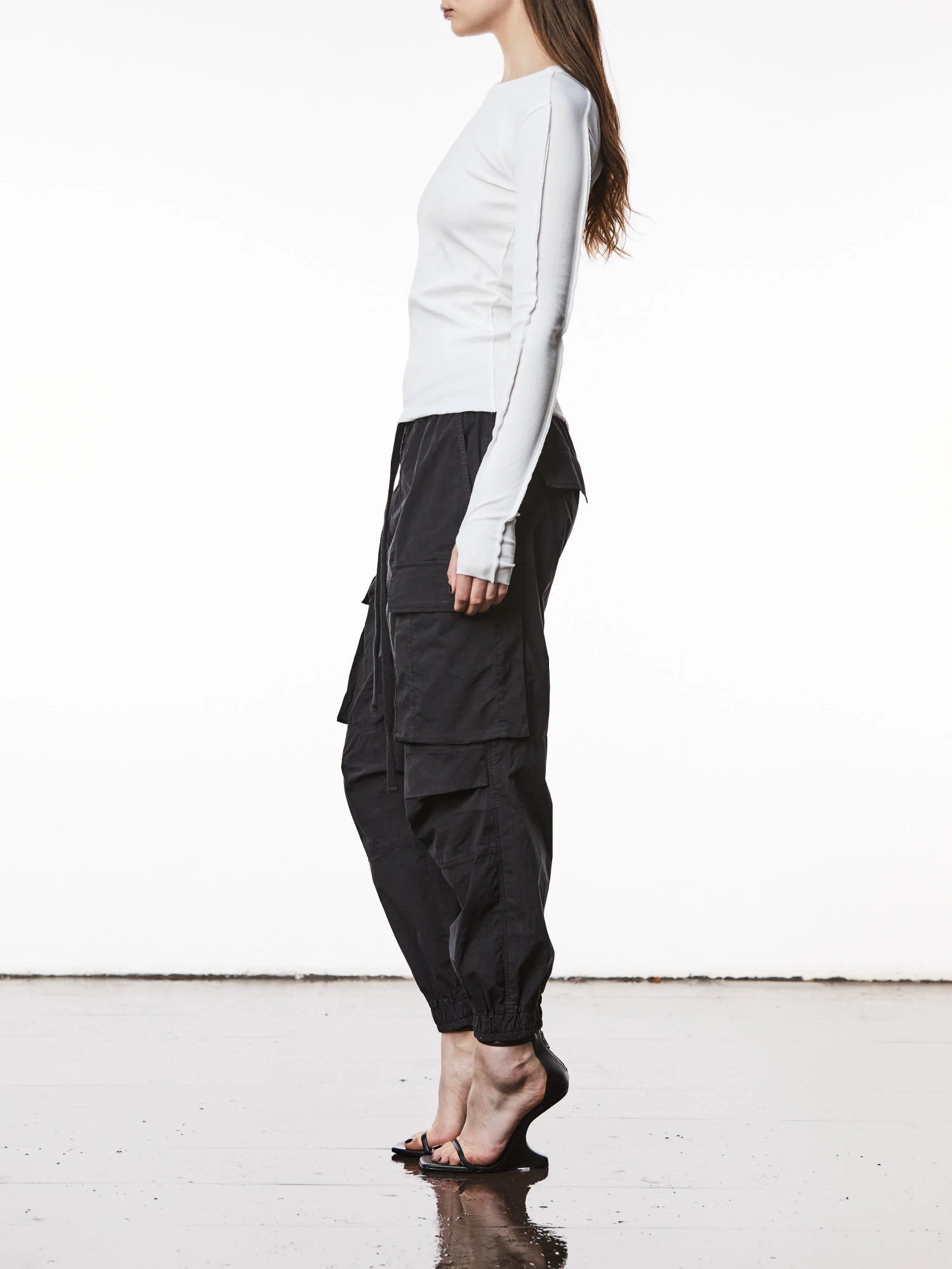 Лонгслив thom/krom W TS 561 Off White
