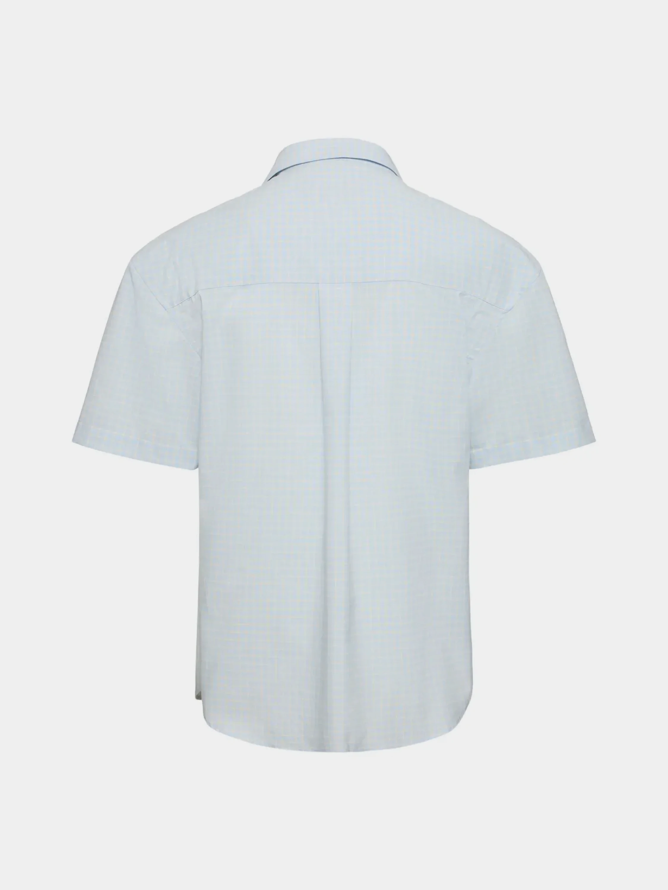 Рубашка Bluemarble Shortsleeves Plaid Blue Yellow
