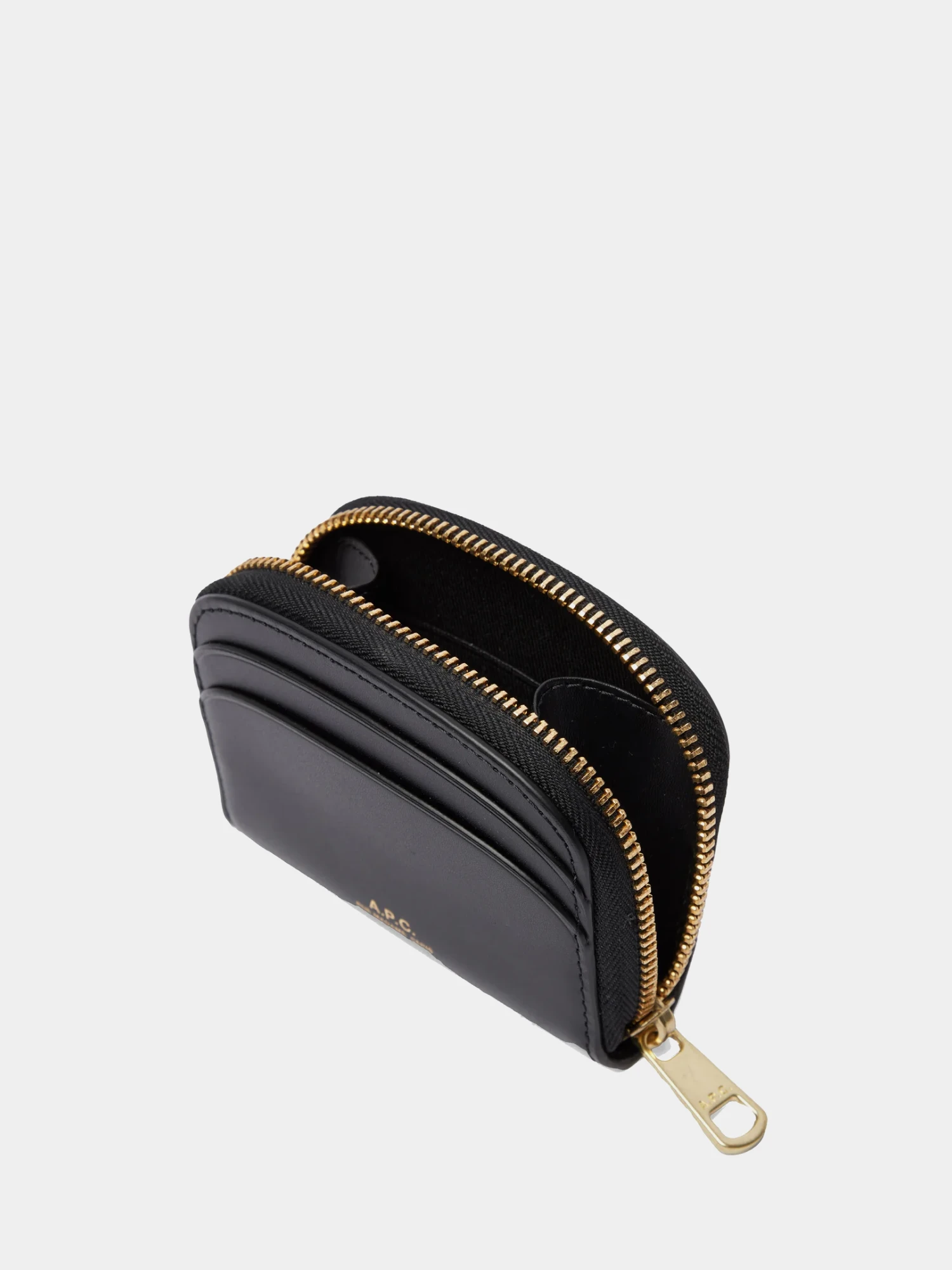 Кошелек A.P.C. Demi-Lune Mini Compact Wallet Noir