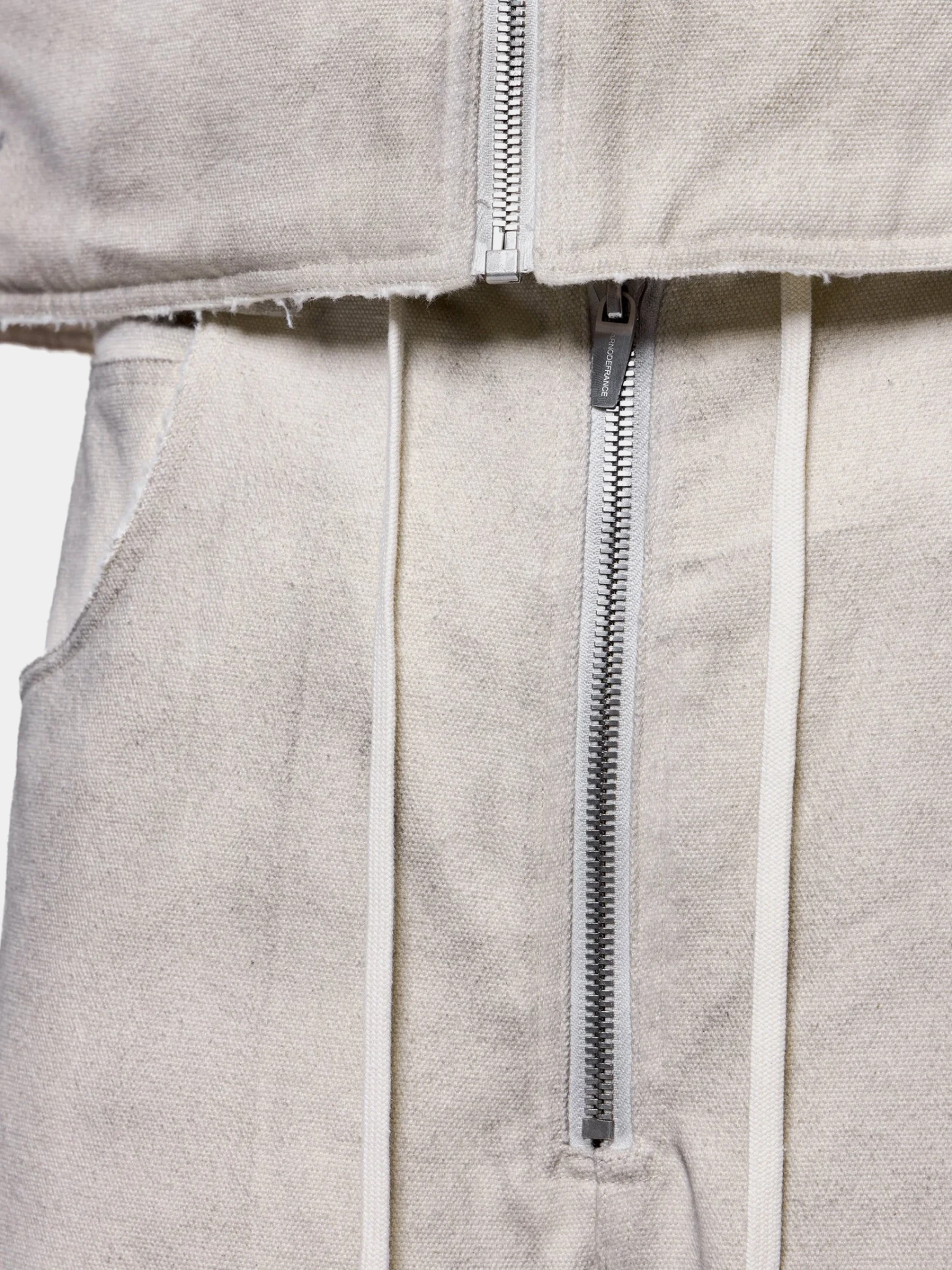 Брюки ARNODEFRANCE Dirty Biker Pants White