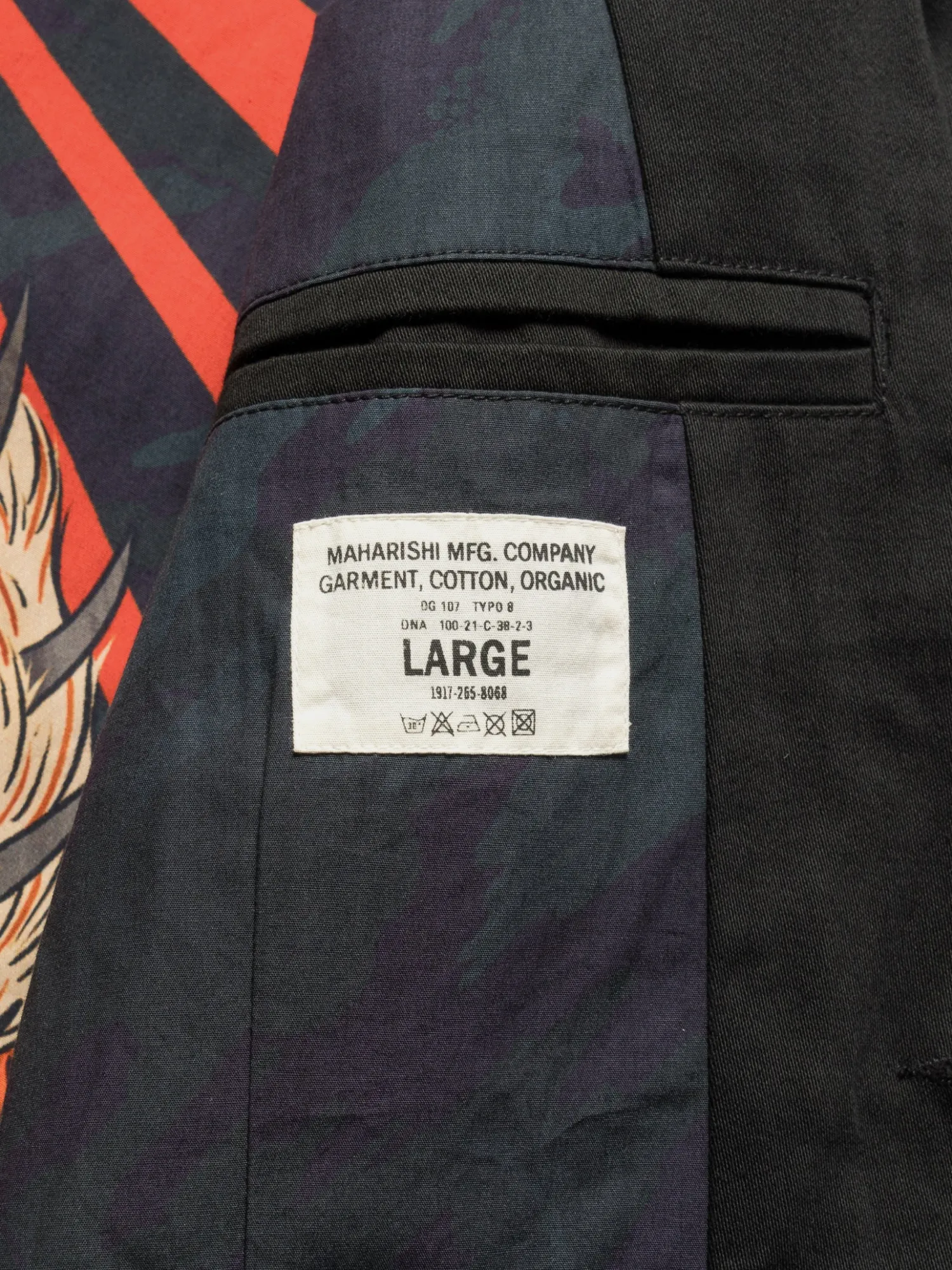 Блейзер MAHARISHI 6054 Maharishi Utility Blazer Black