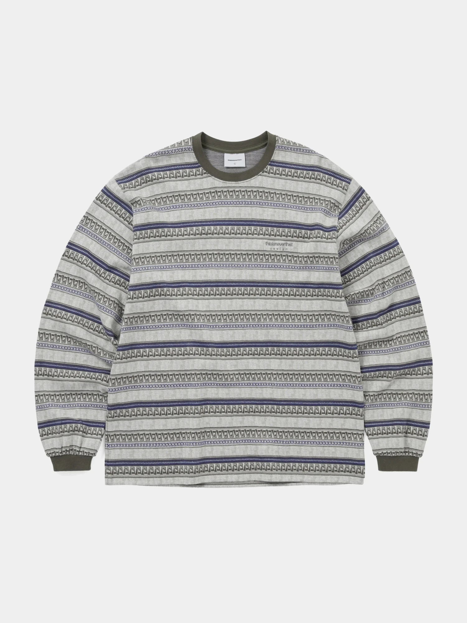 Лонгслив thisisneverthat Pattern Striped L/S Ivory