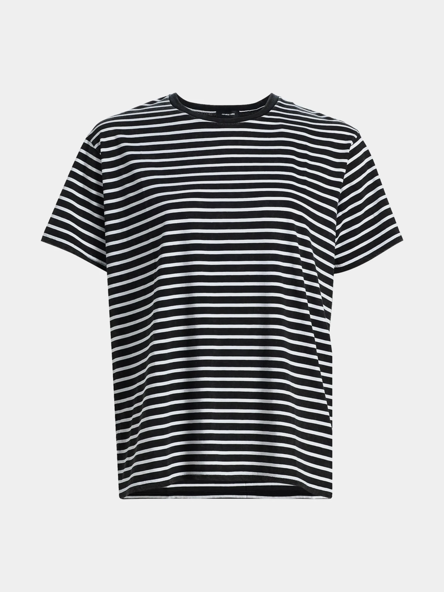 Женская футболка R13 Striped Boy T Black