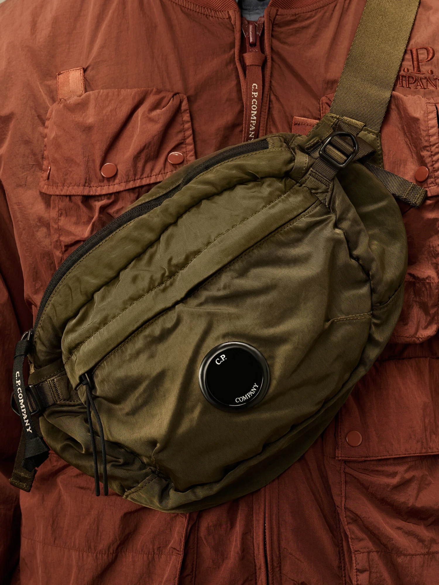 Сумка C.P. Company Nylon B Crossbody Pack Ivy Green