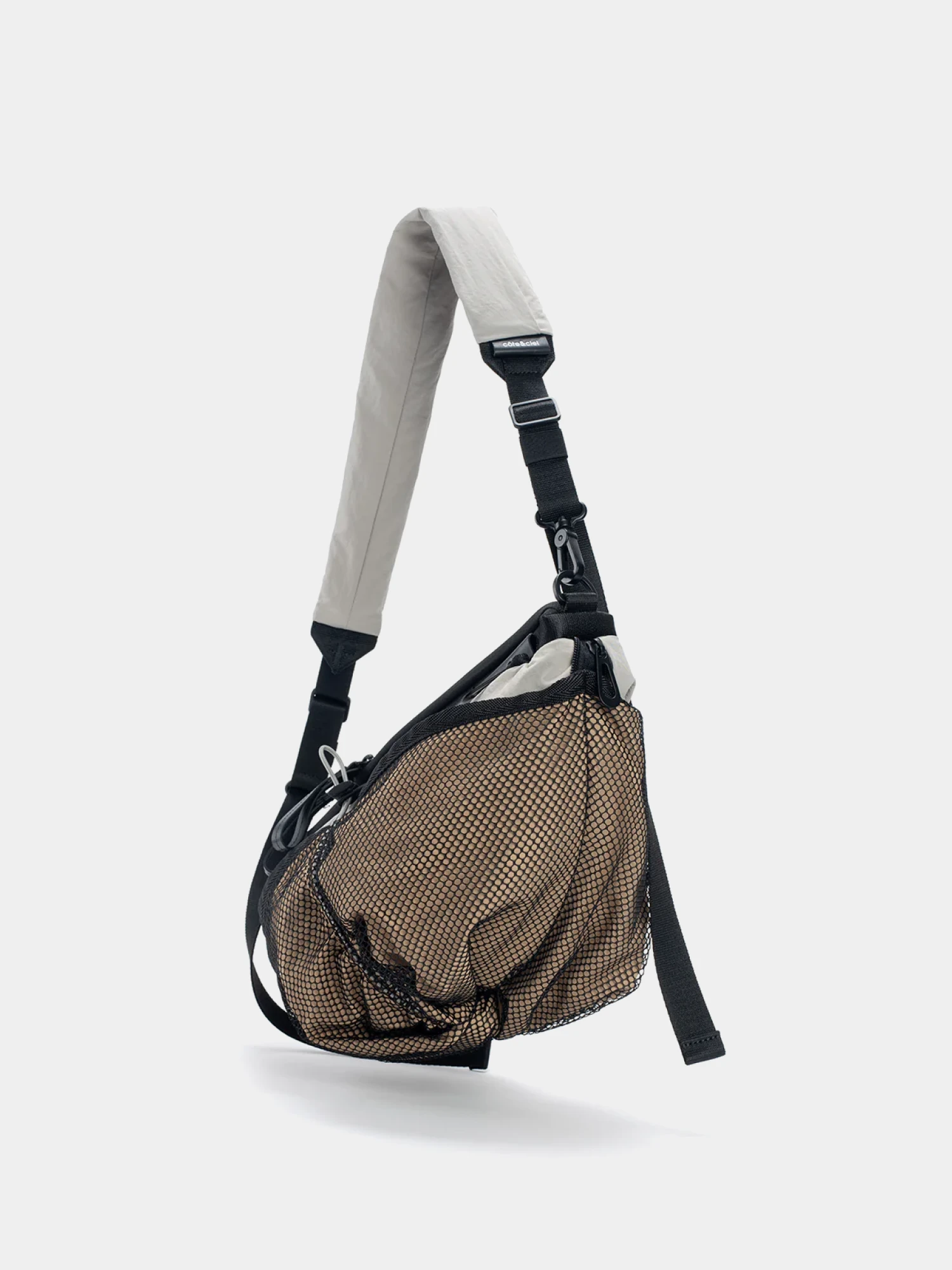 Сумка COTE&CIEL Orne Smooth Light Grey & Sand