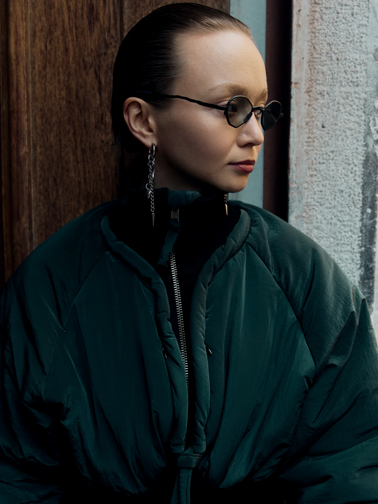 Серьги OMUT Double Split