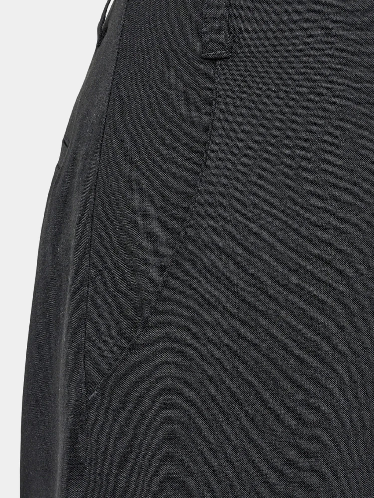 Брюки AMOMENTO Wool Wide Pants Black