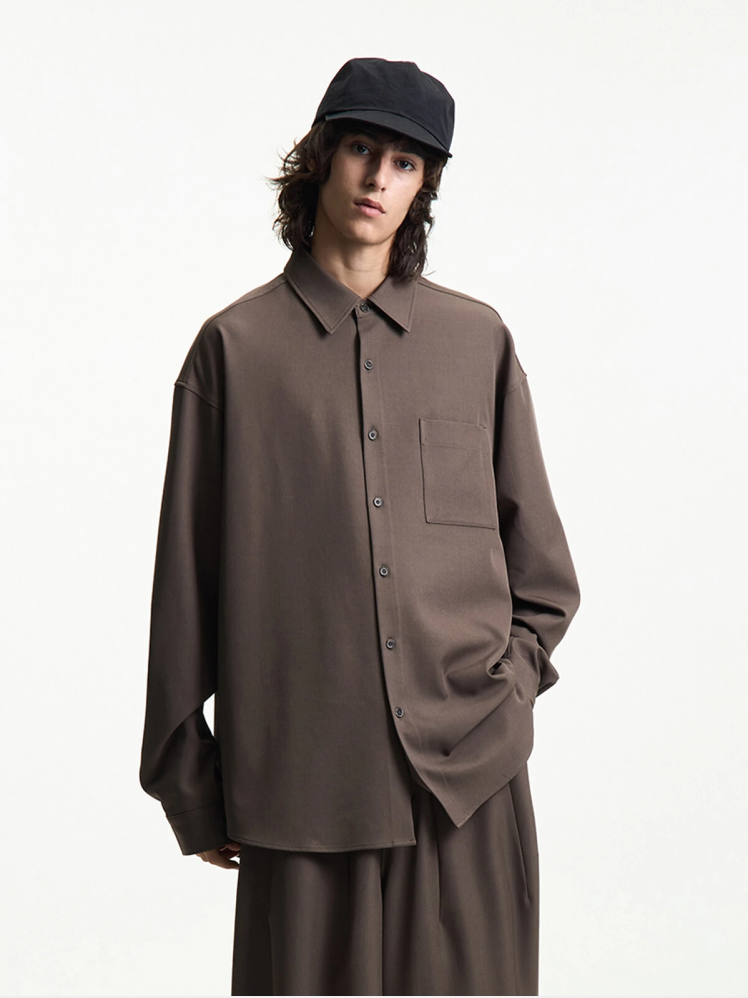 Рубашка MERELY MADE Merely US Lazy Dark Taupe