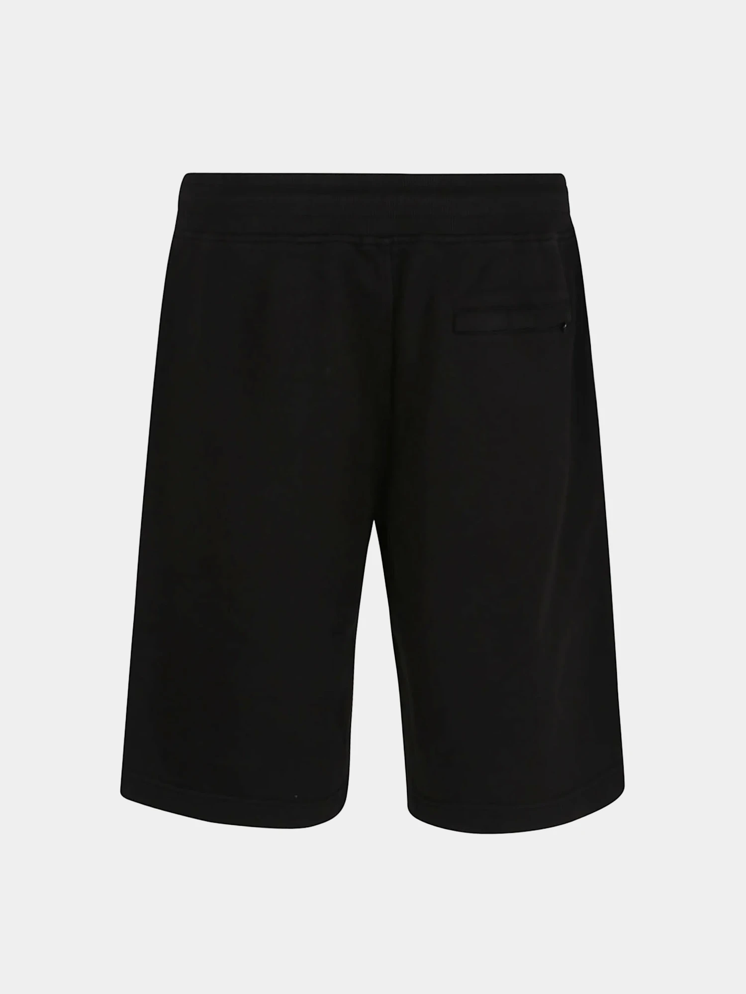 Шорты C.P. Company Cotton Diagonal Fleece Logo Black