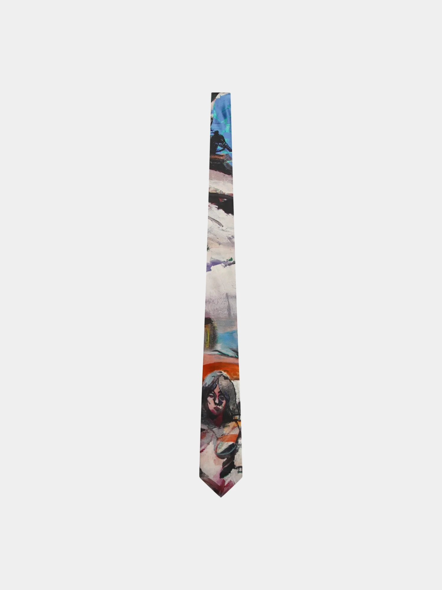 Галстук KidSuper Man and Woman Painting Silk Tie Multi