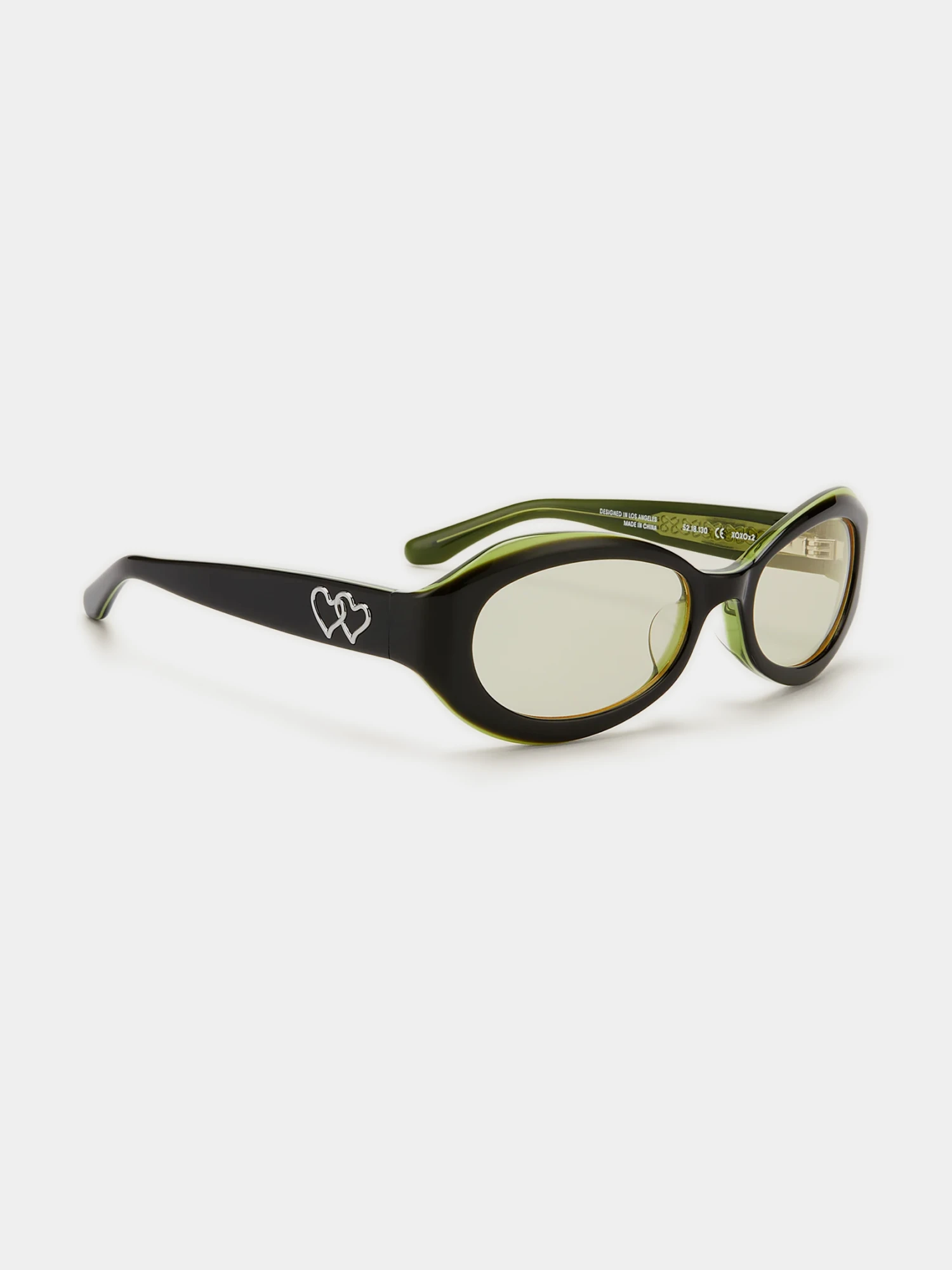 Очки Bonnie Clyde XOXOx2 Dark Green & Yellow Tint
