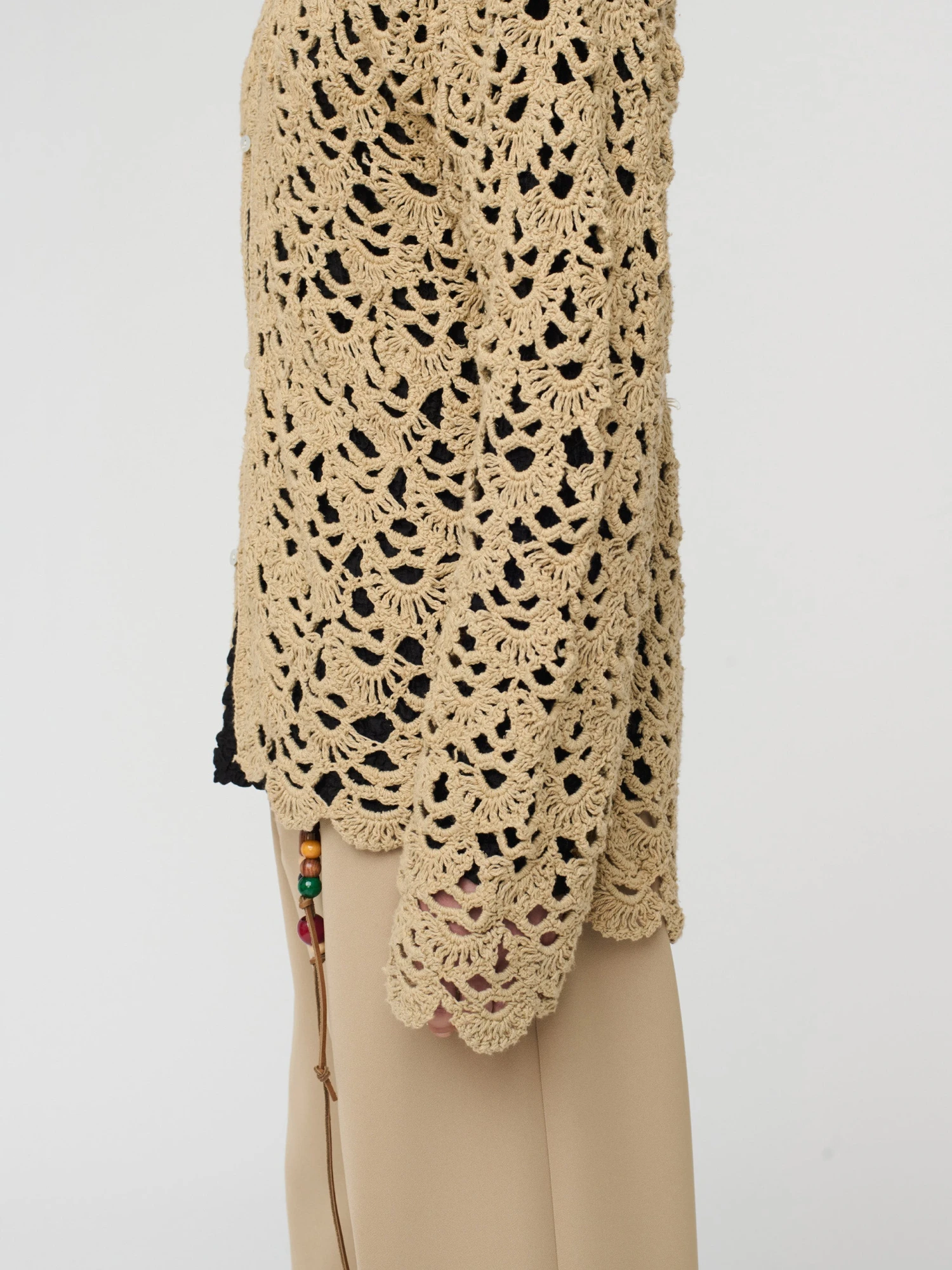 Кардиган Song for the Mute Crochet Beige