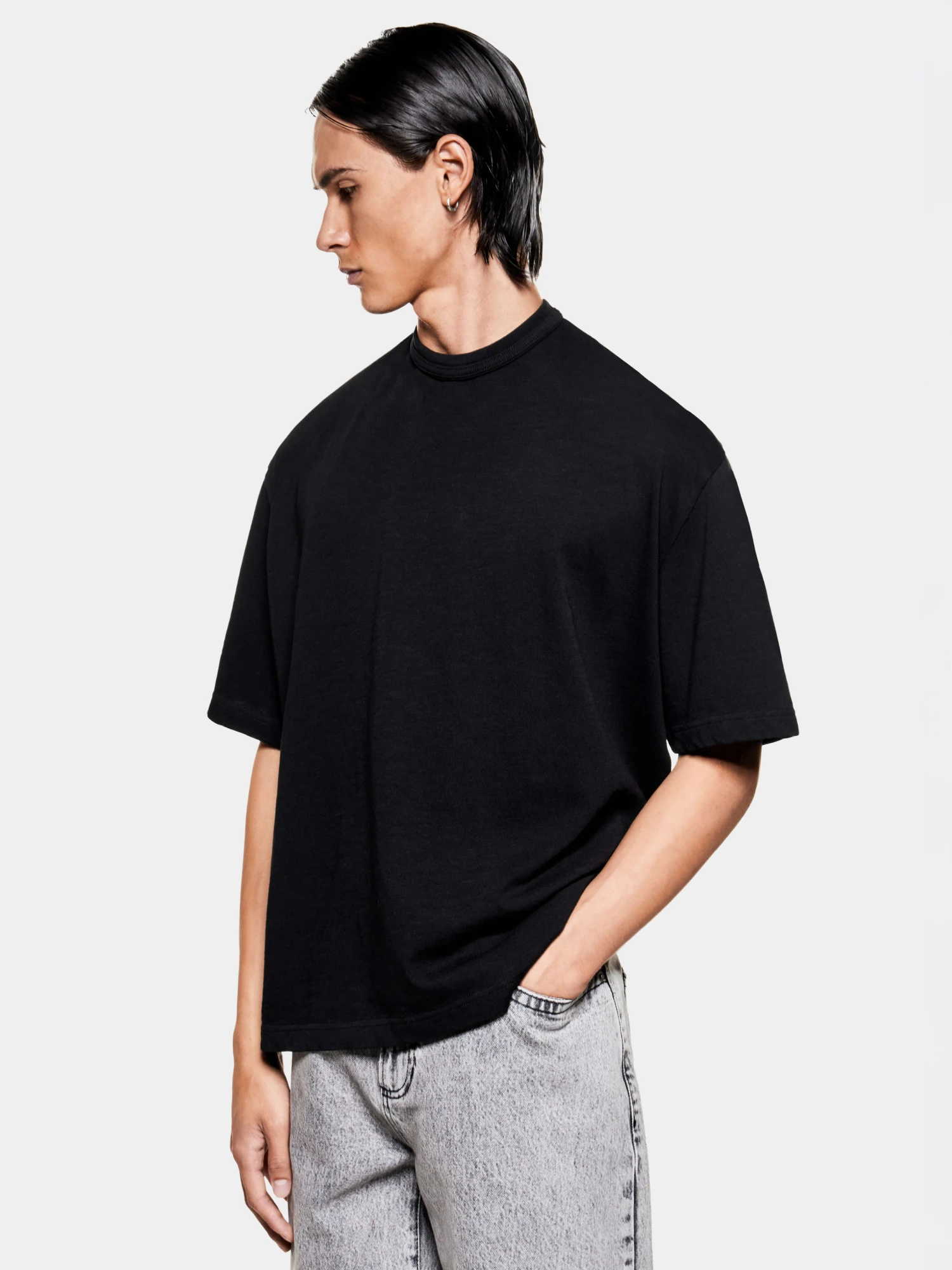 Футболка MKI MIYUKI ZOKU 220 Gsm Slub Black