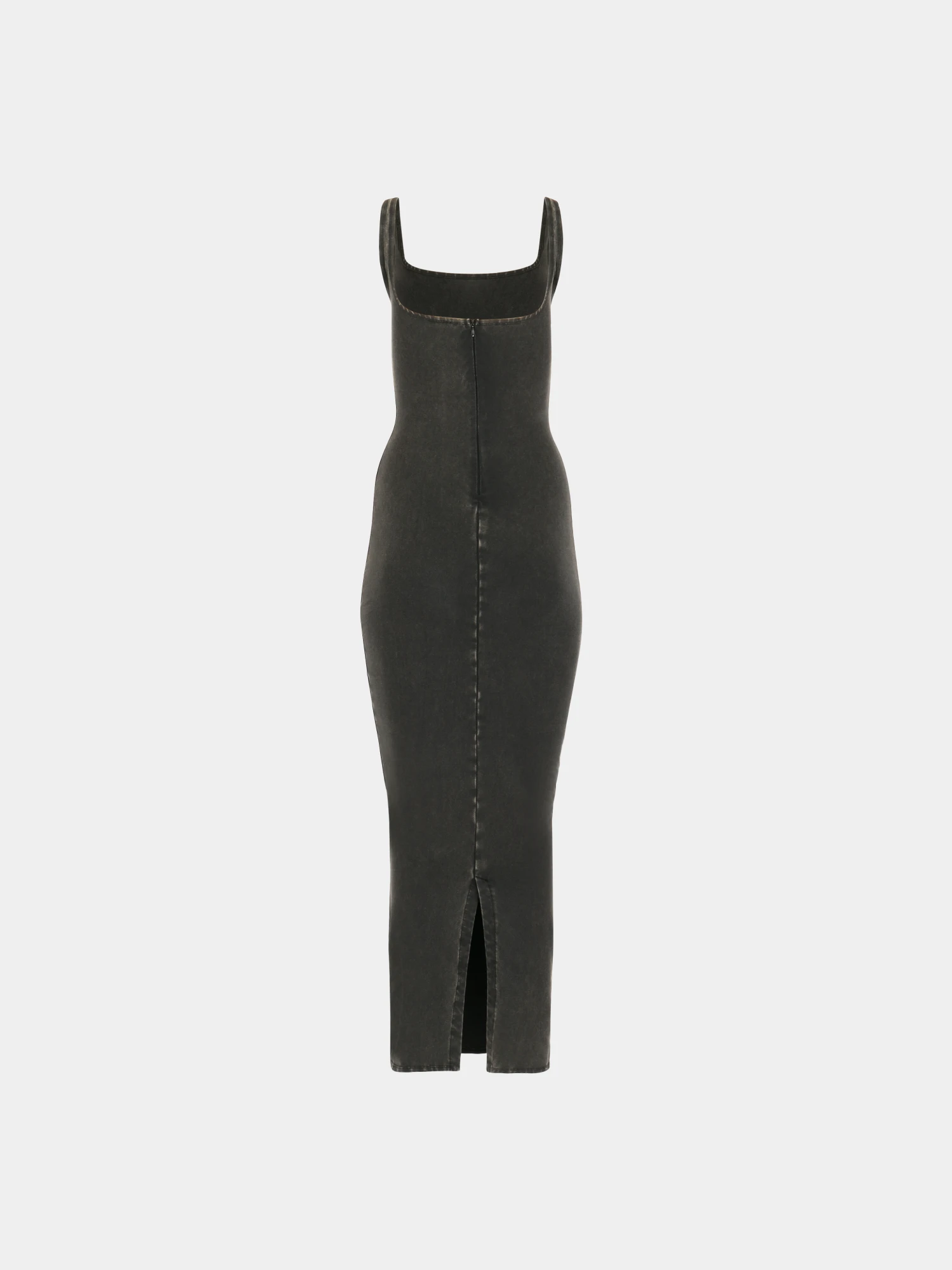 Женское платье entire studios Square Neck Maxi Washed Black