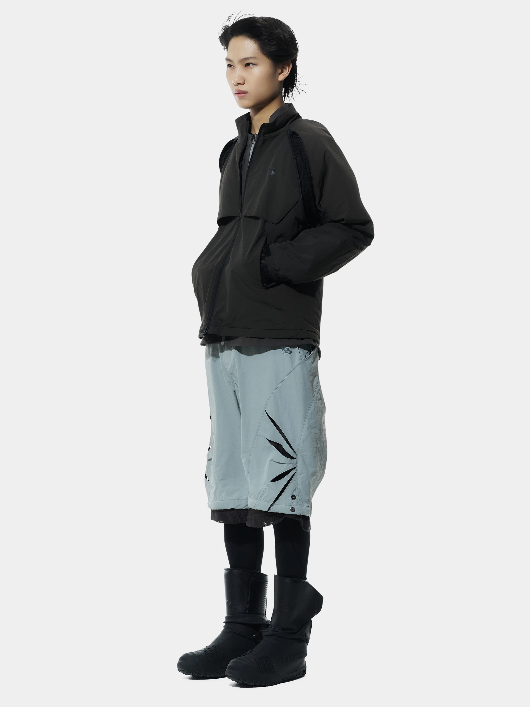 Ветровка SAN SAN GEAR Slash Zipper Jacket Brown