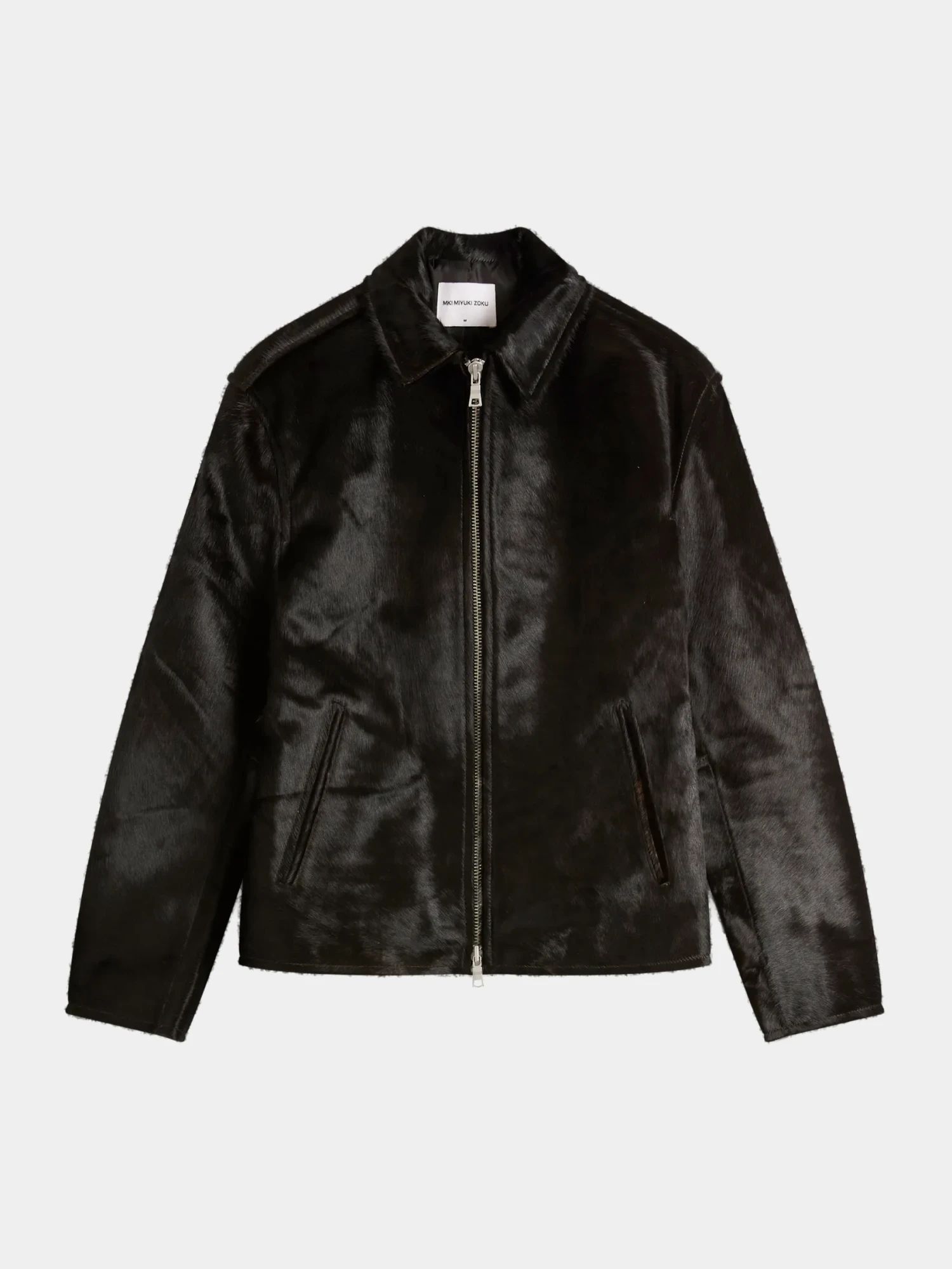 Куртка MKI MIYUKI ZOKU Cropped Cow Hair Rider Deep Brown