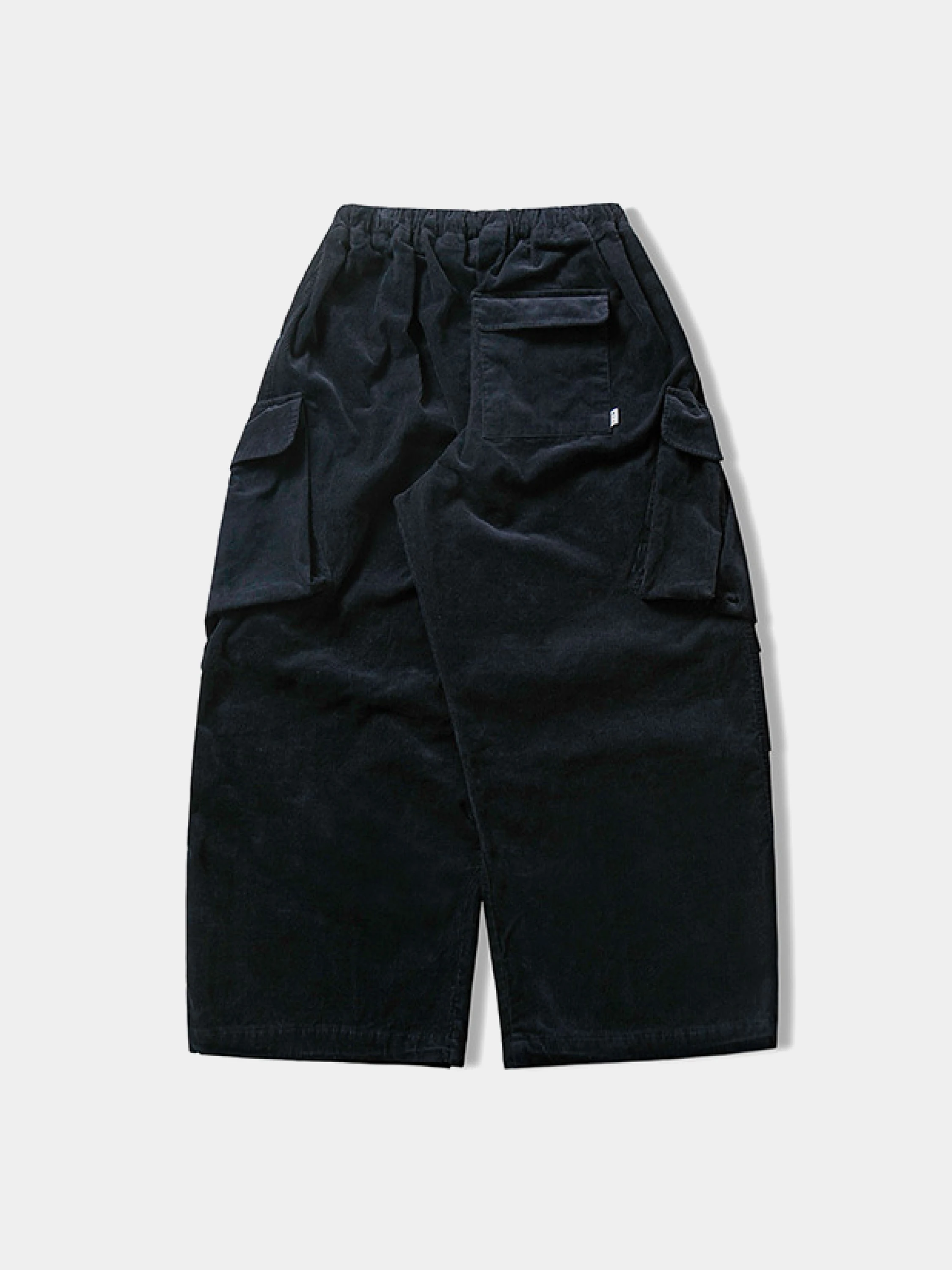 Брюки ANGLAN Corduroy Oblique Cargo Balloon Navy